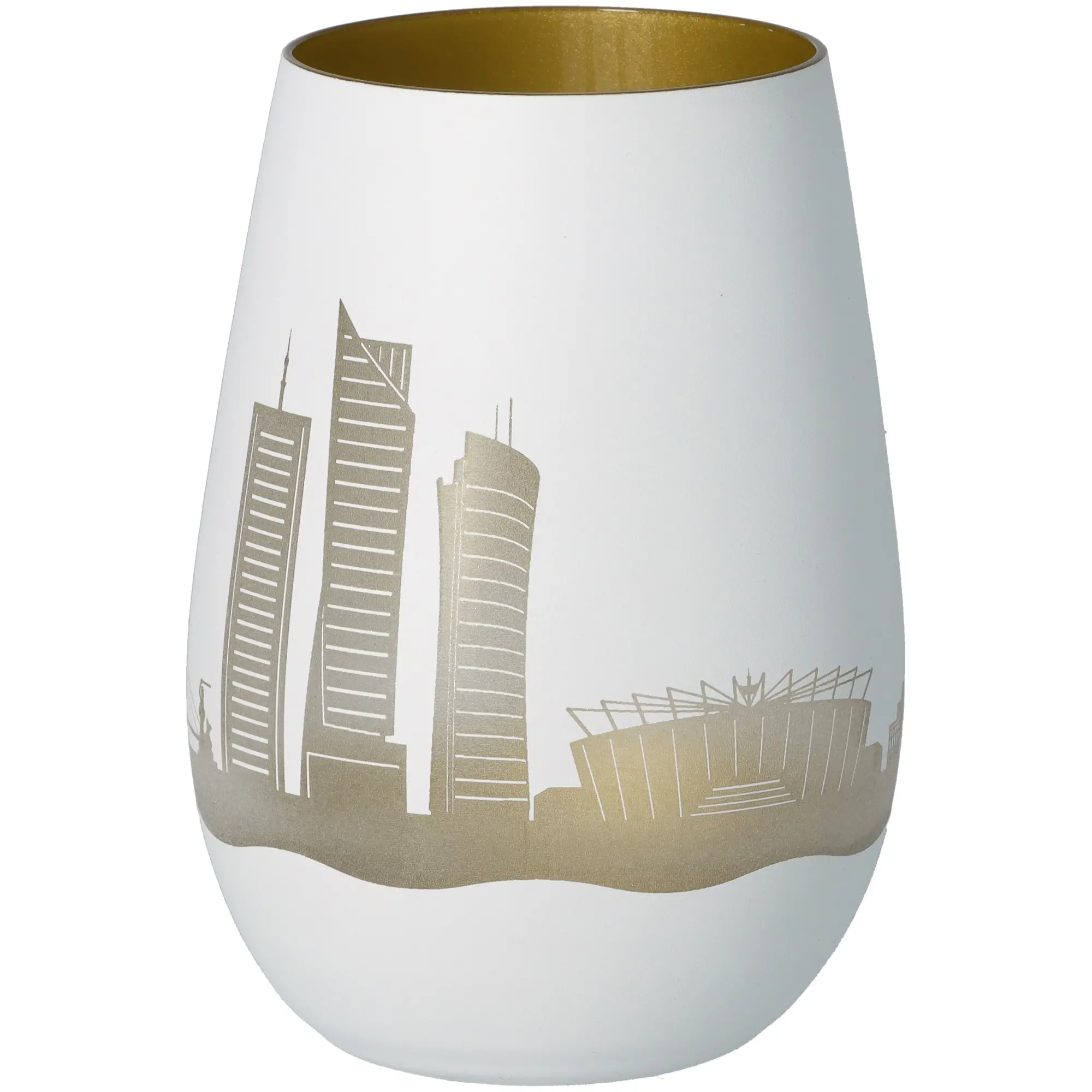 vase, weiß, Stadt Skyline, Gravur, Keramik