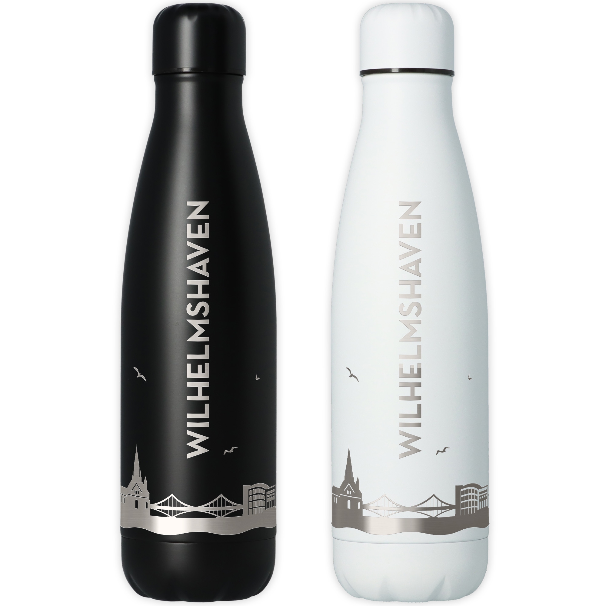 Trinkflasche Skyline Wilhelmshaven