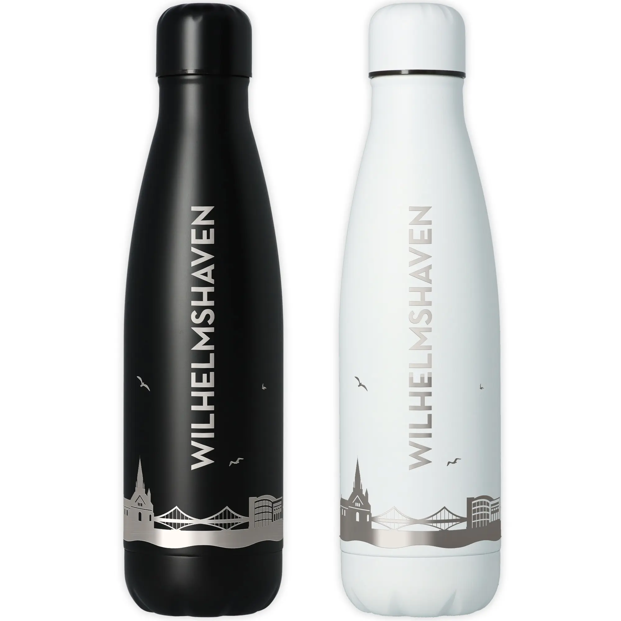 Trinkflasche Skyline Wilhelmshaven