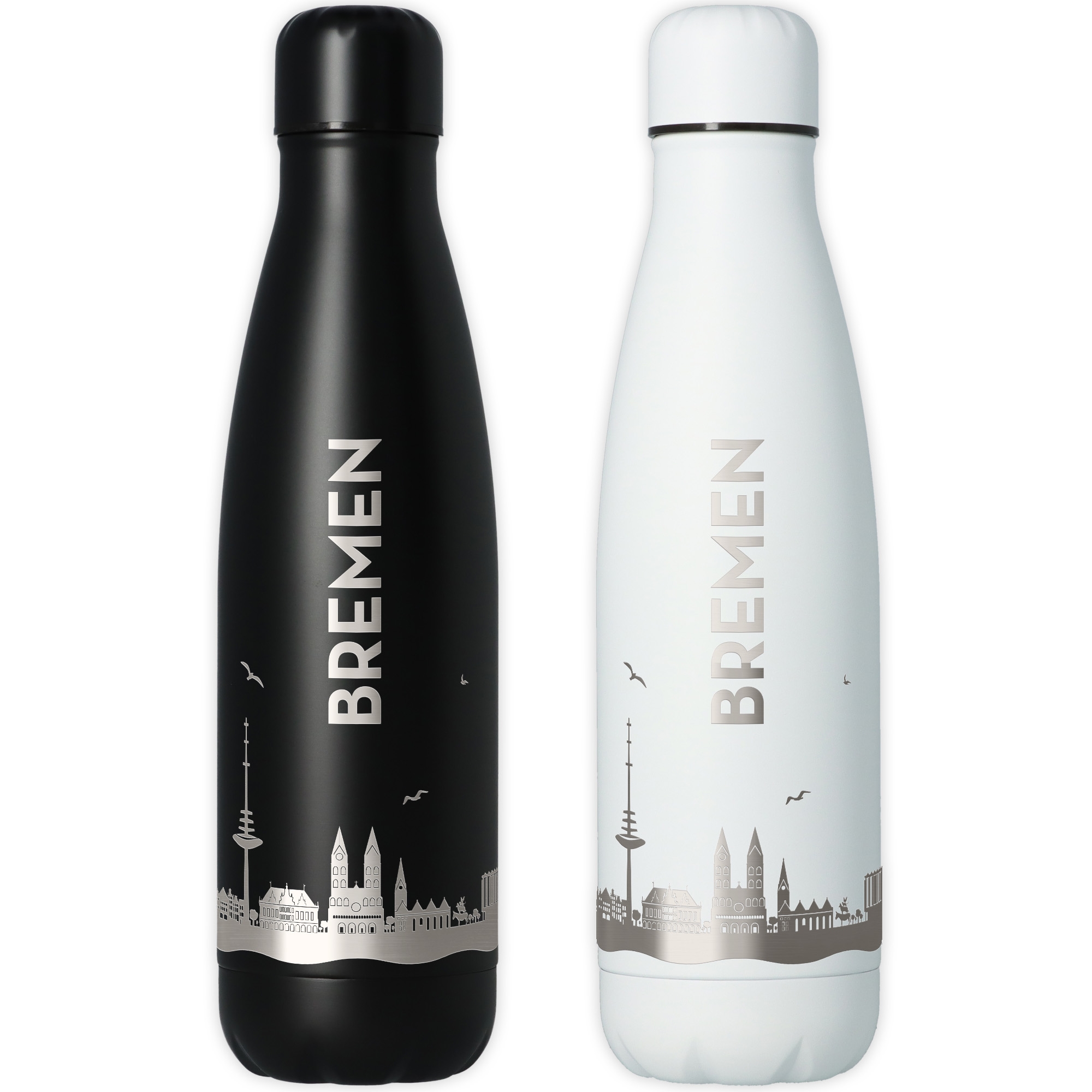 Trinkflasche Skyline Bremen