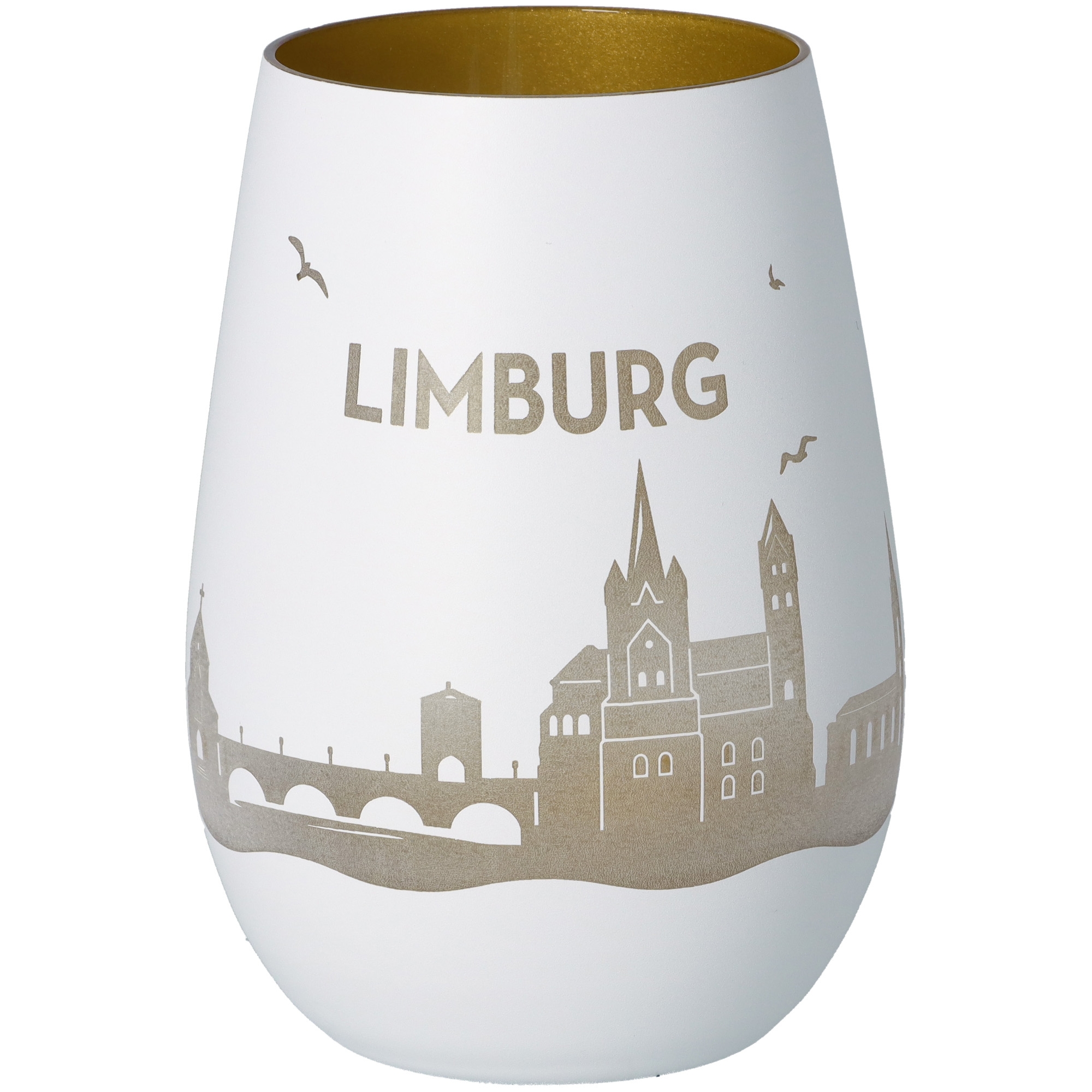 Windlicht Skyline Limburg Töpferei, Krug, Glas, Vase