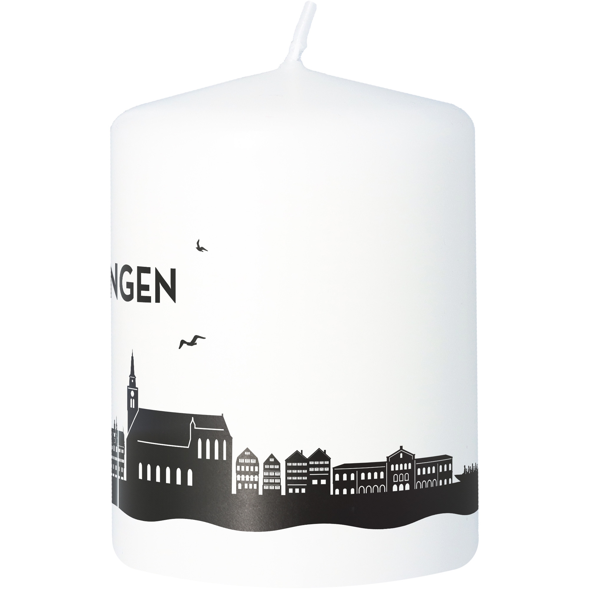 Stumpenkerze Skyline Tübingen
