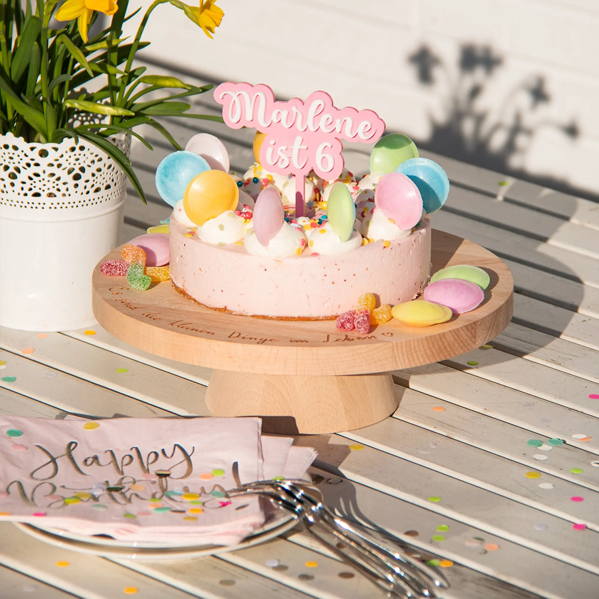 Cake Topper Wolke