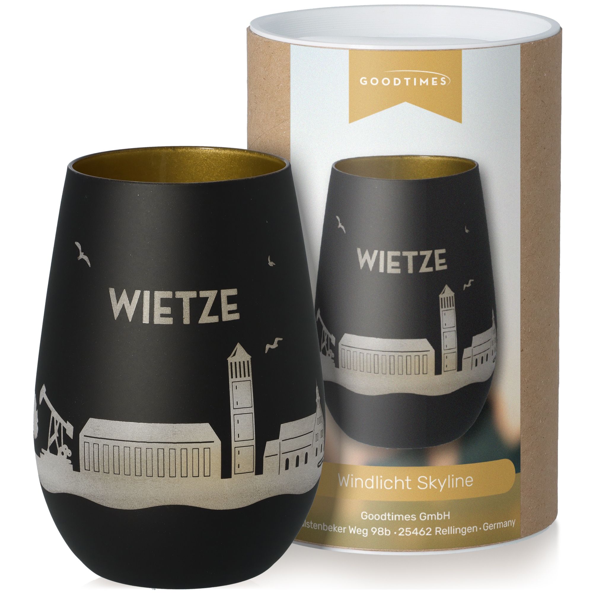 Windlicht Skyline Wietze Krug, Tasse, Töpferei