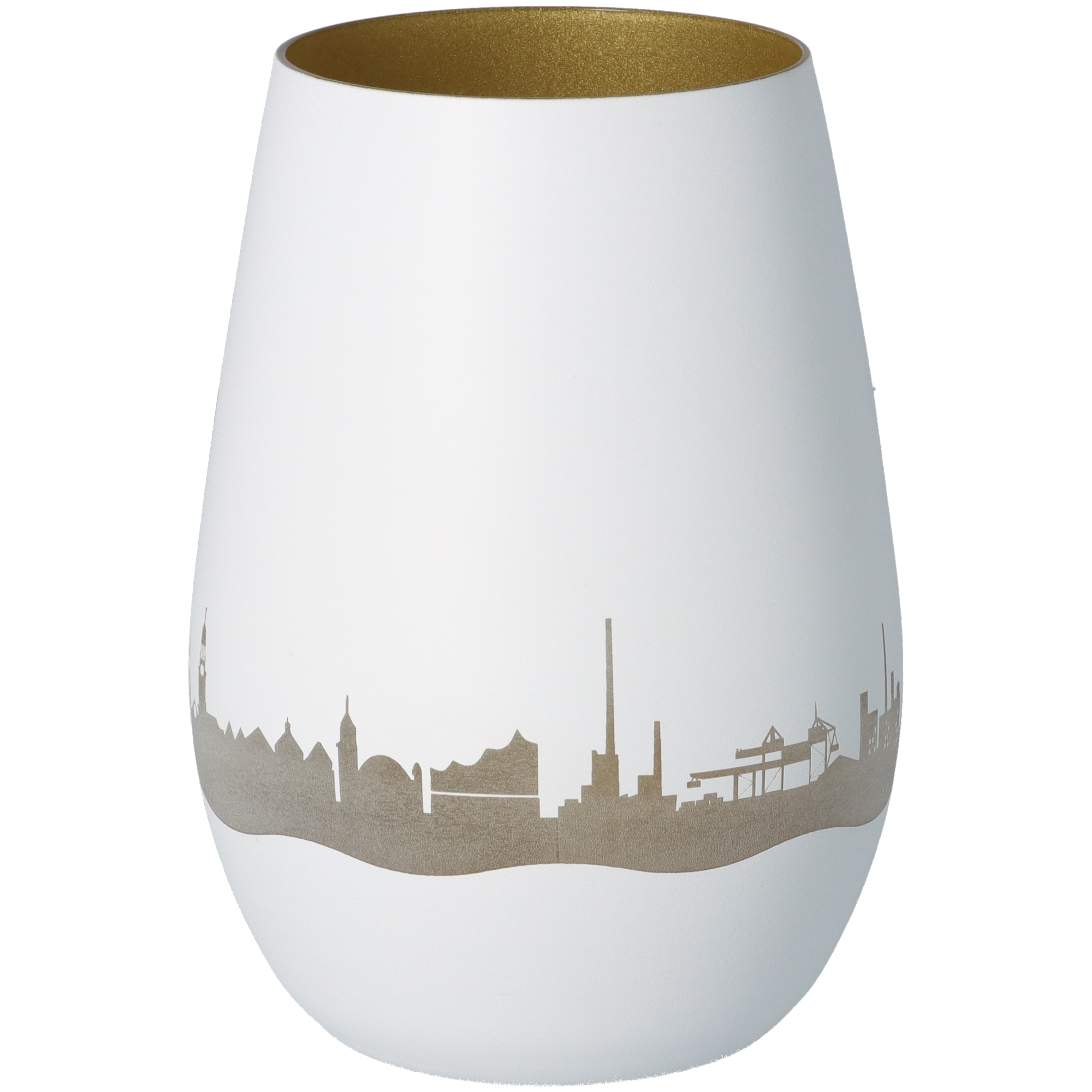 Windlicht Skyline Hamburg