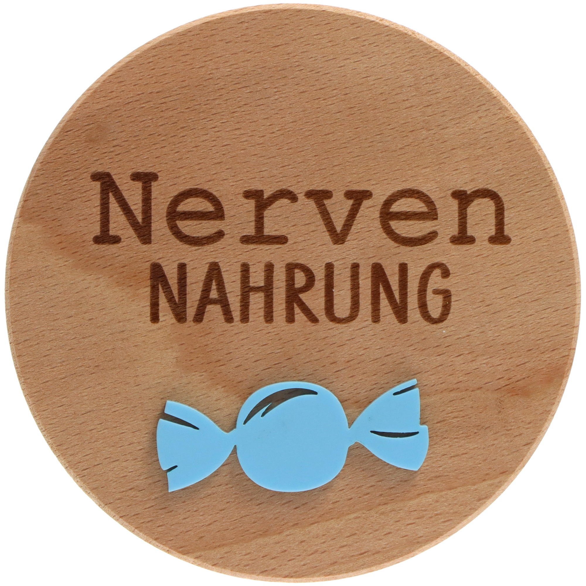 Geschenkglas "Nervennahrung" Pastel Hellblau Zubehor, Gesicht, Kopf, Sonnenbrille, Festplatte