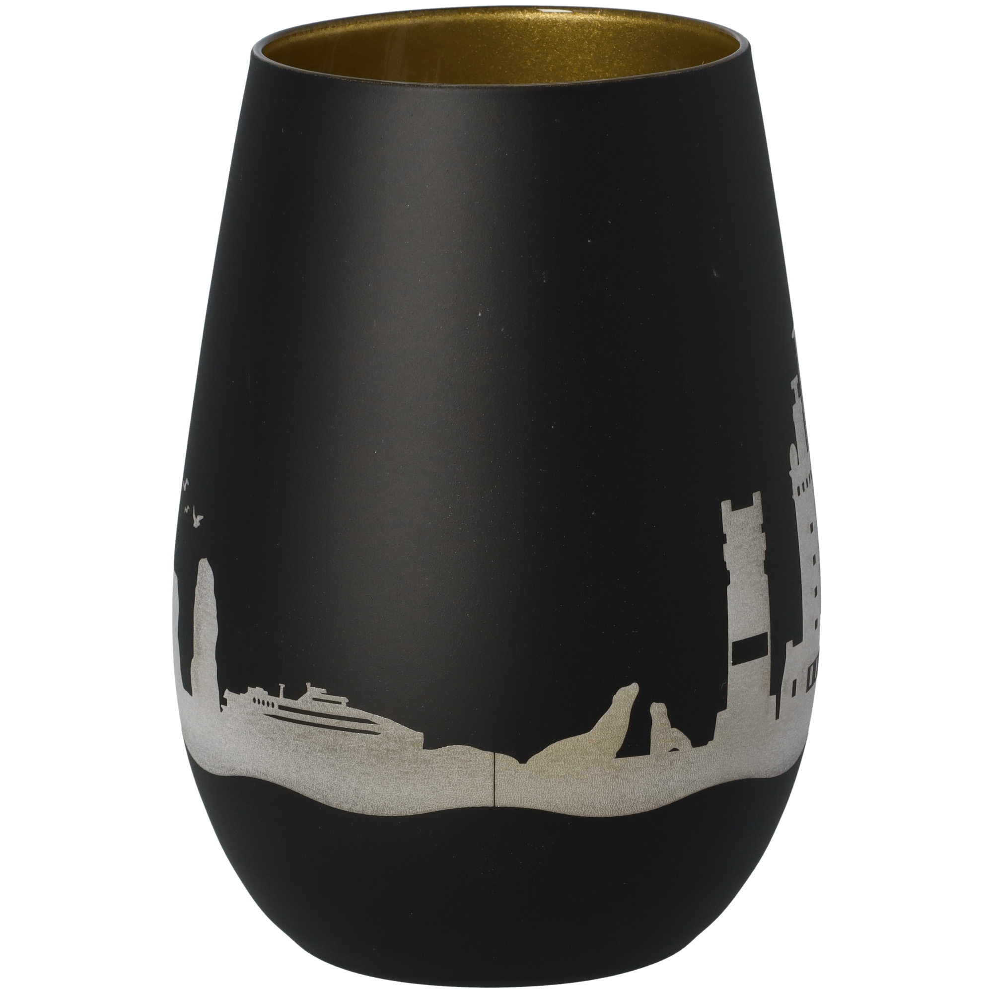 Windlicht Skyline Helgoland Töpferei, Krug, Vase