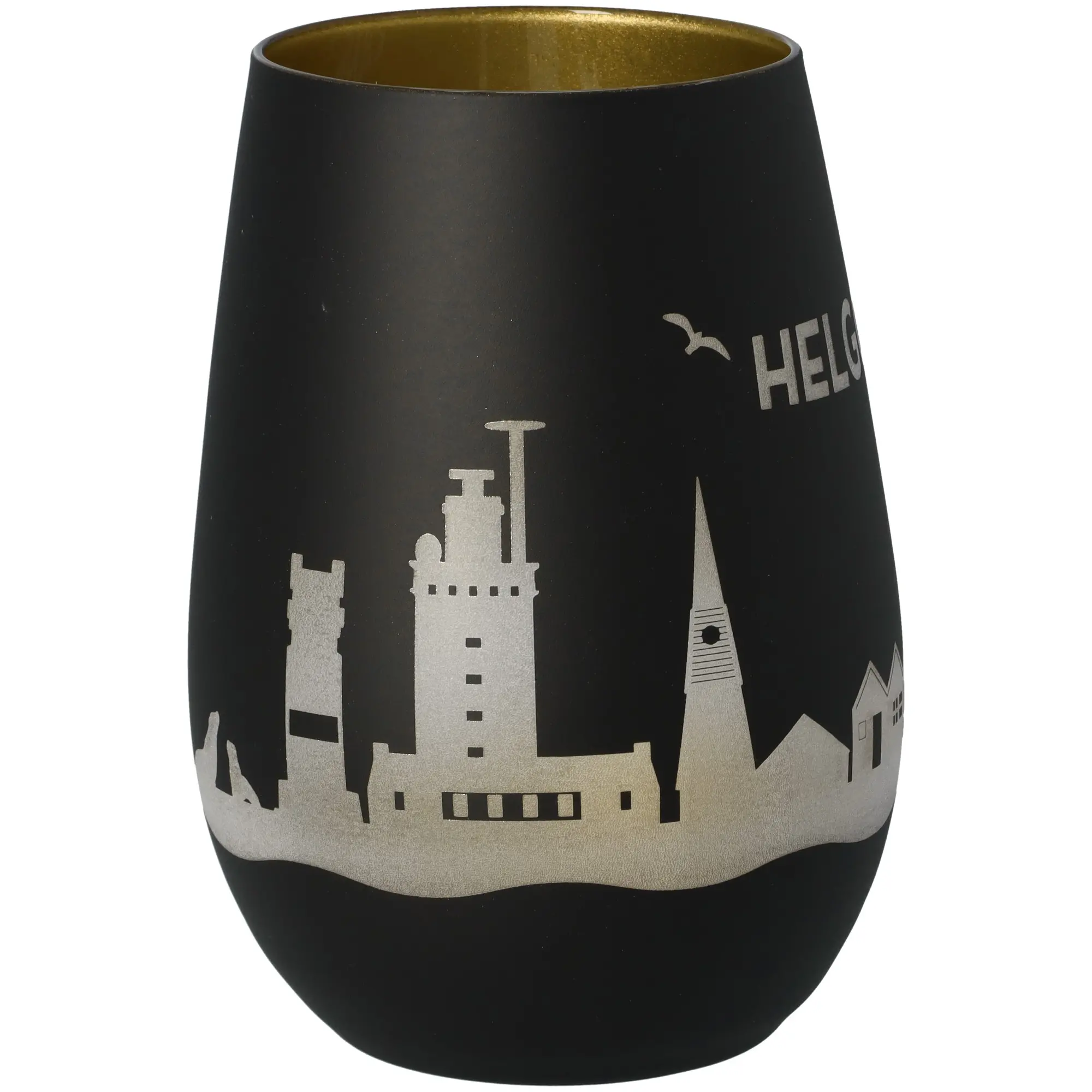 Windlicht Skyline Helgoland