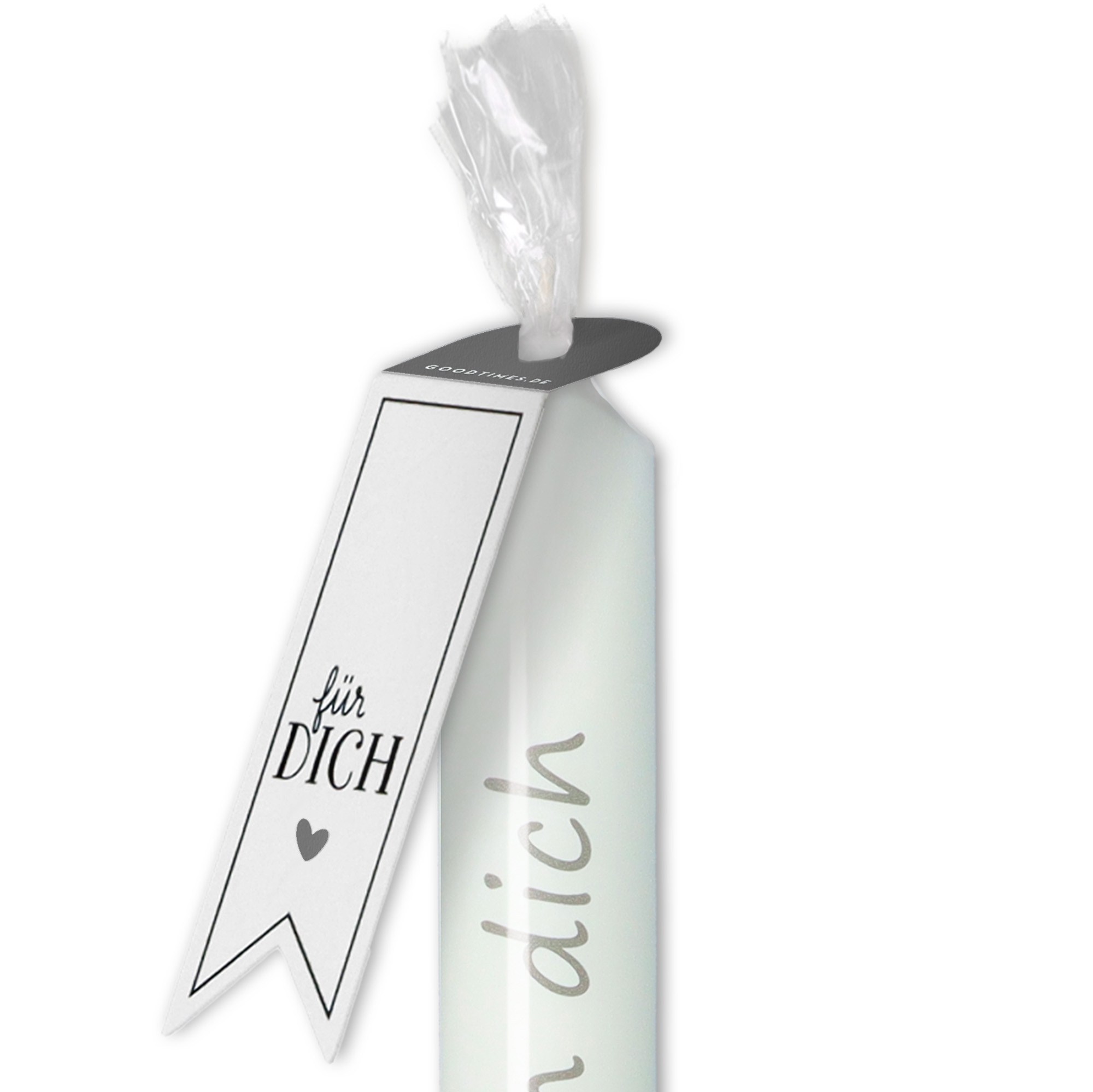 Stabkerze "Ich denk an dich" Stabkerze "Ich denk an dich"