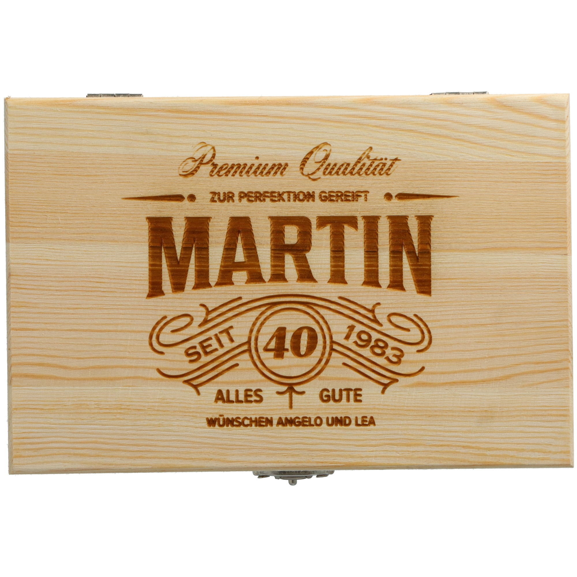 Geschenkbox Geburtstag Whiskey Label
