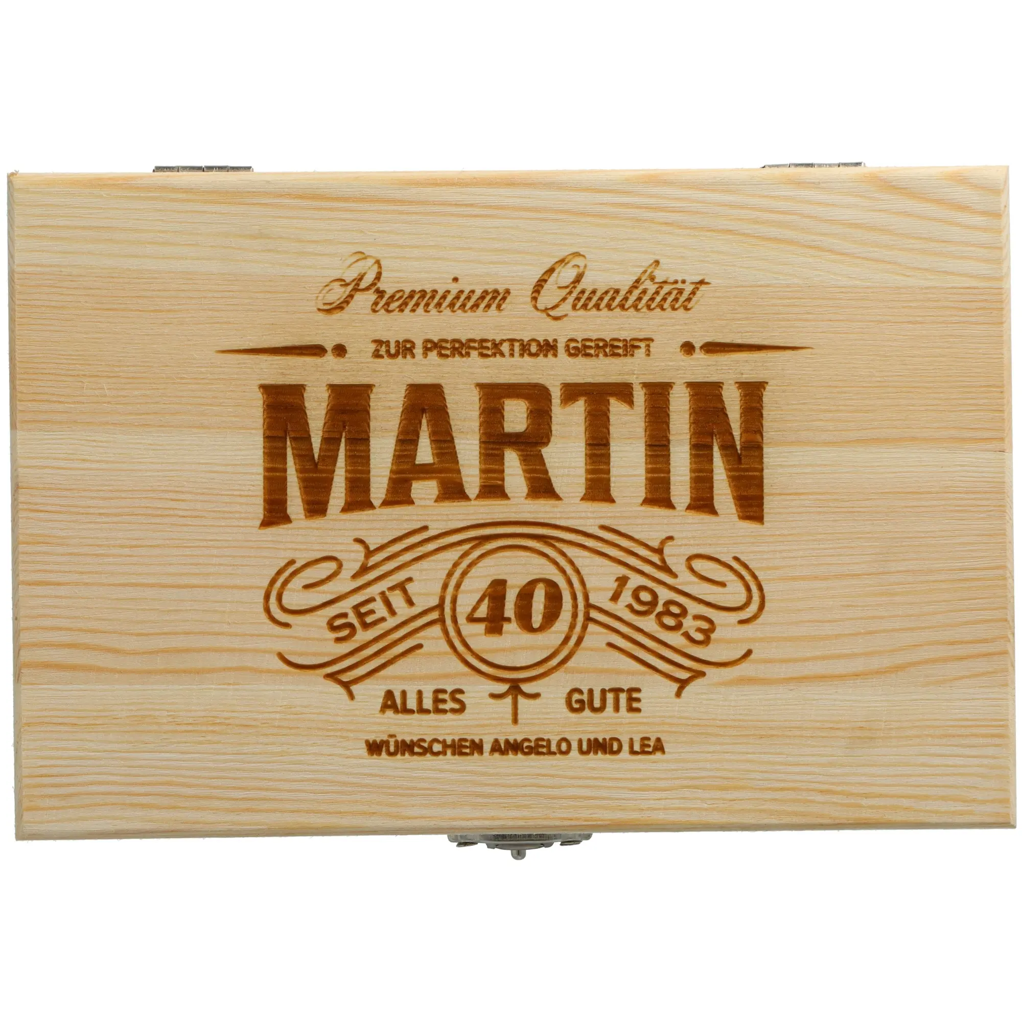 Geschenkbox Geburtstag Whiskey Label