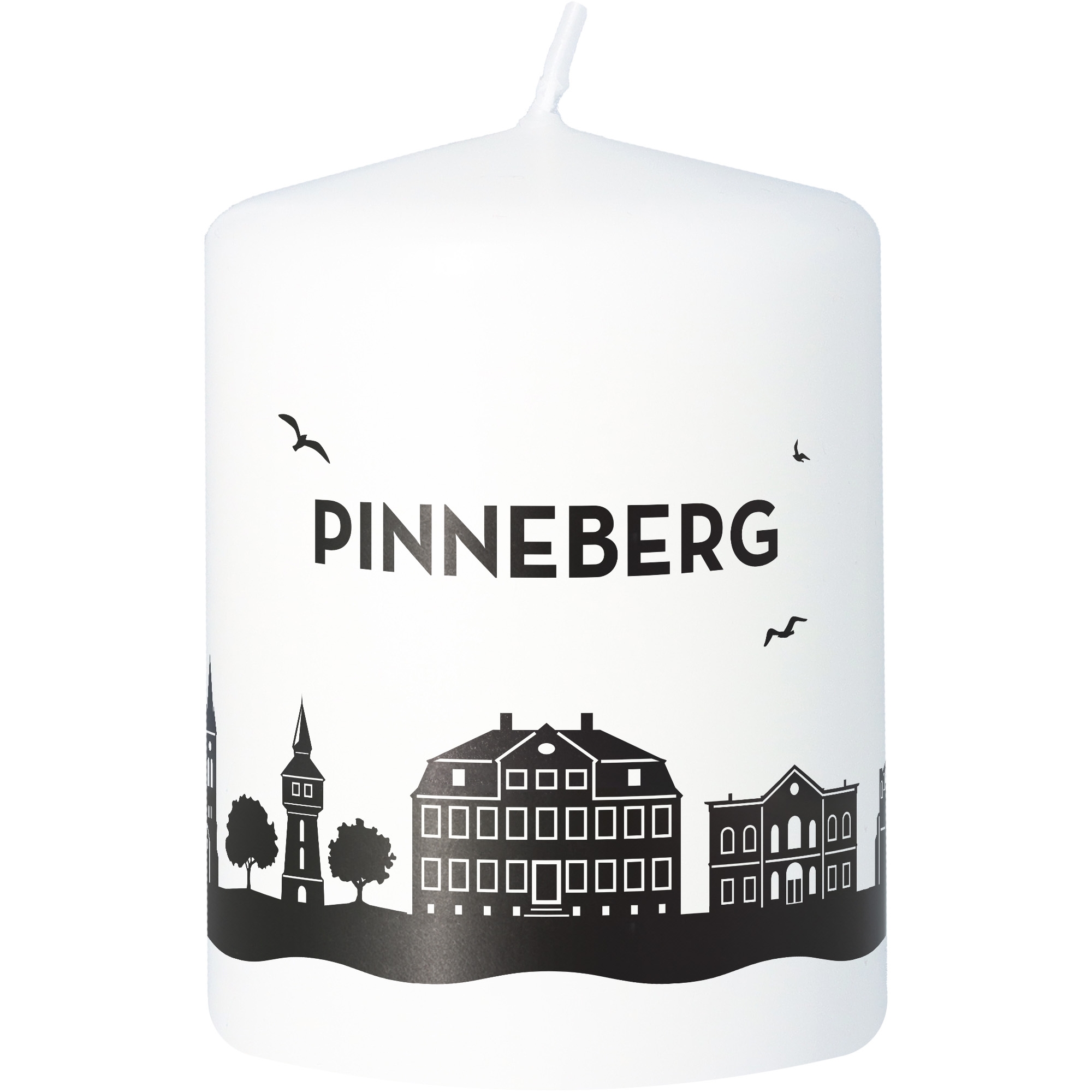 Stumpenkerze Skyline Pinneberg Kerze