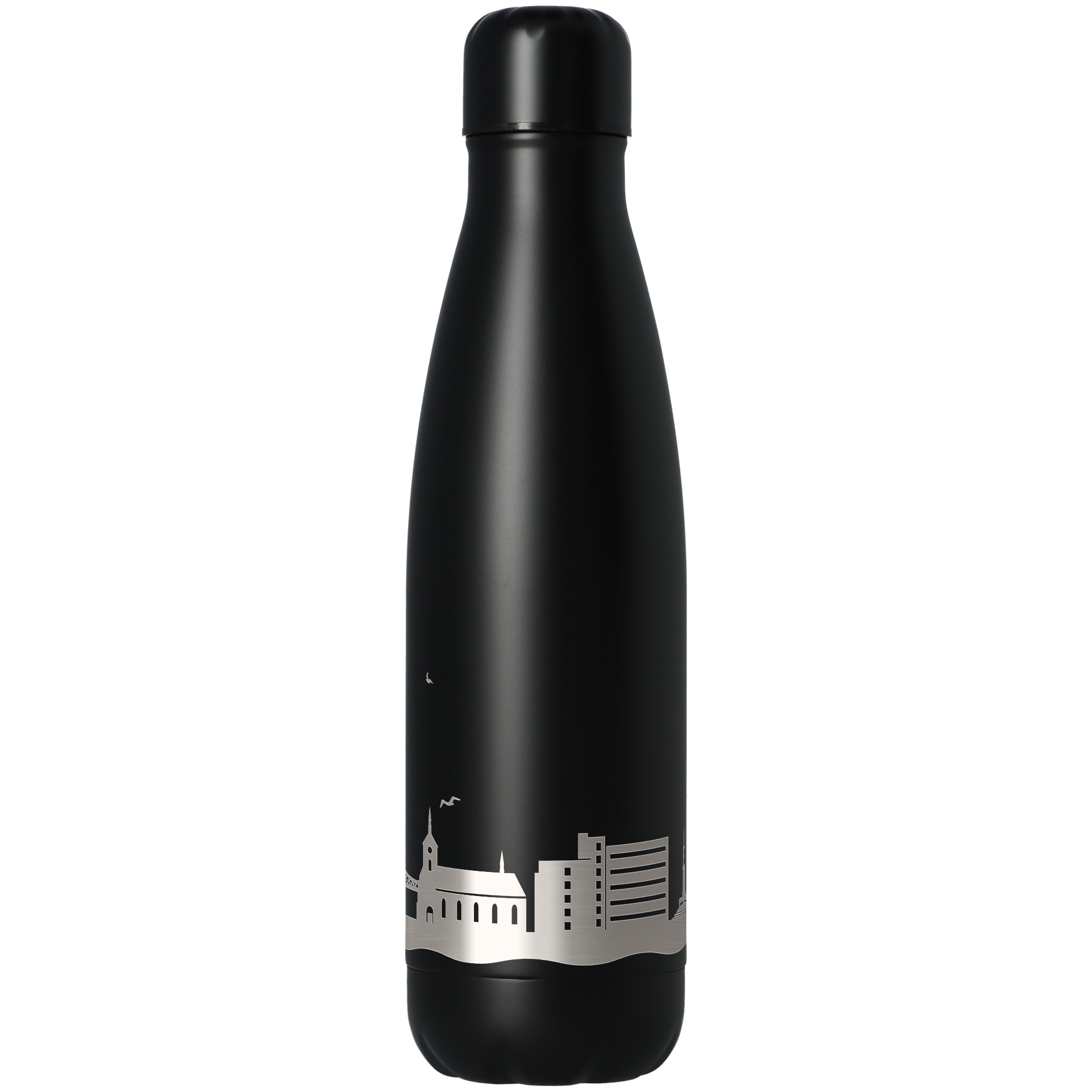 Trinkflasche Skyline Rendsburg Flasche, Wasserflasche, Shaker