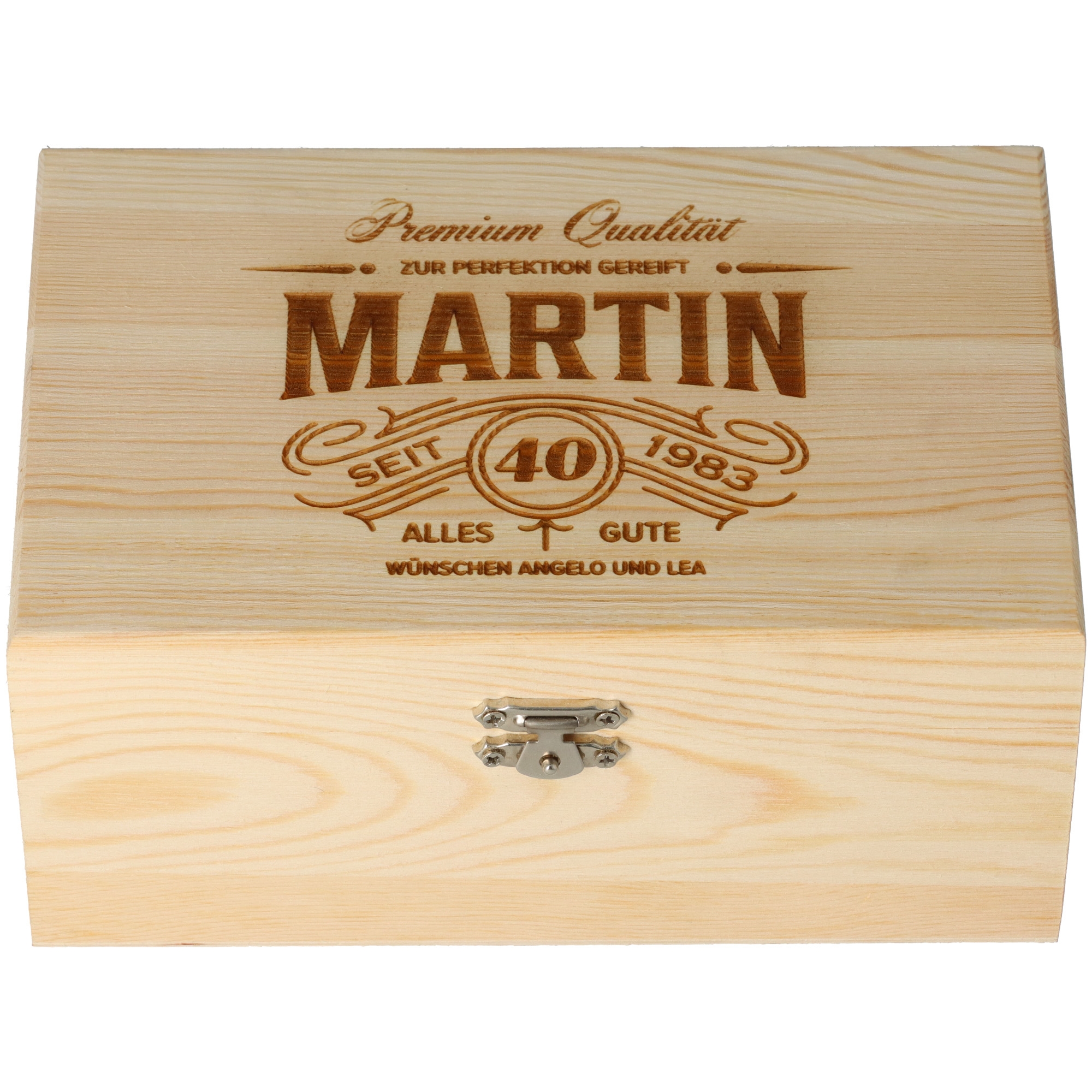 Geschenkbox Geburtstag Whiskey Label