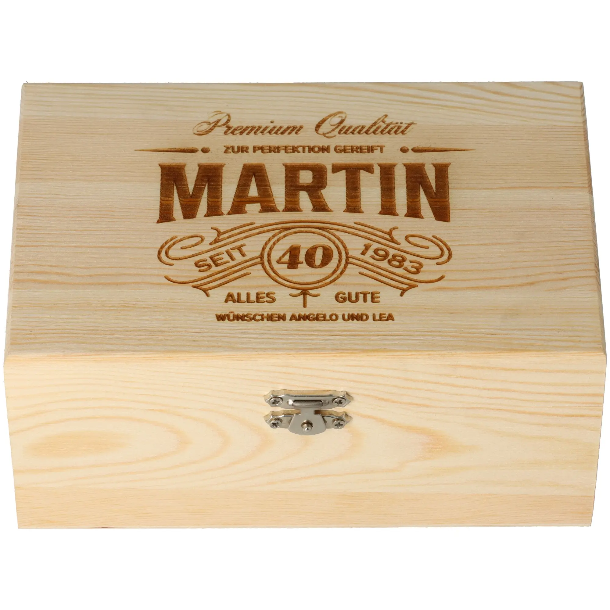 Geschenkbox Geburtstag Whiskey Label