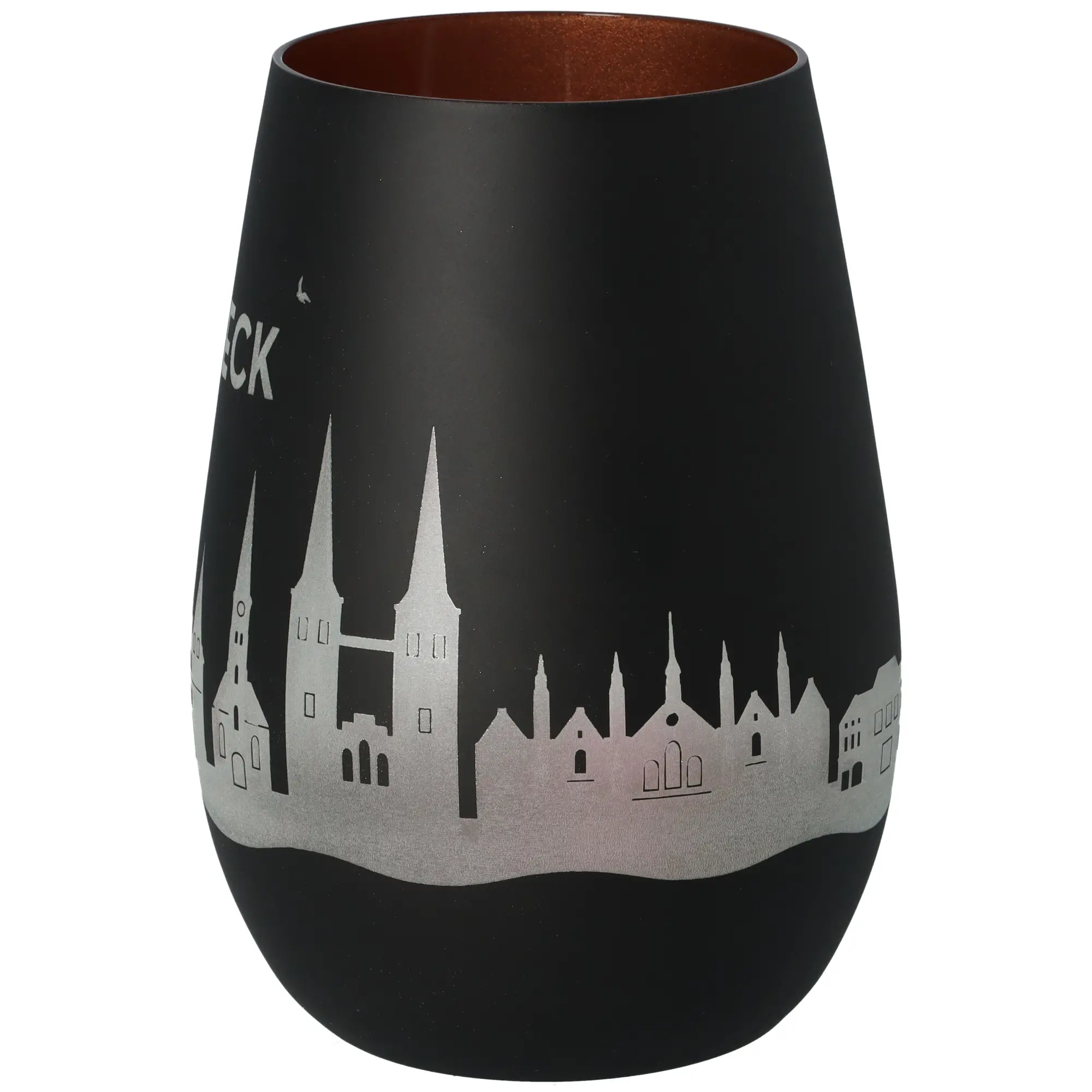 Windlicht Skyline Lübeck