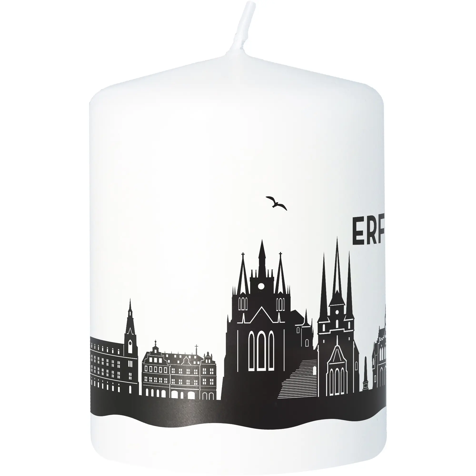 Stumpenkerze Skyline Erfurt