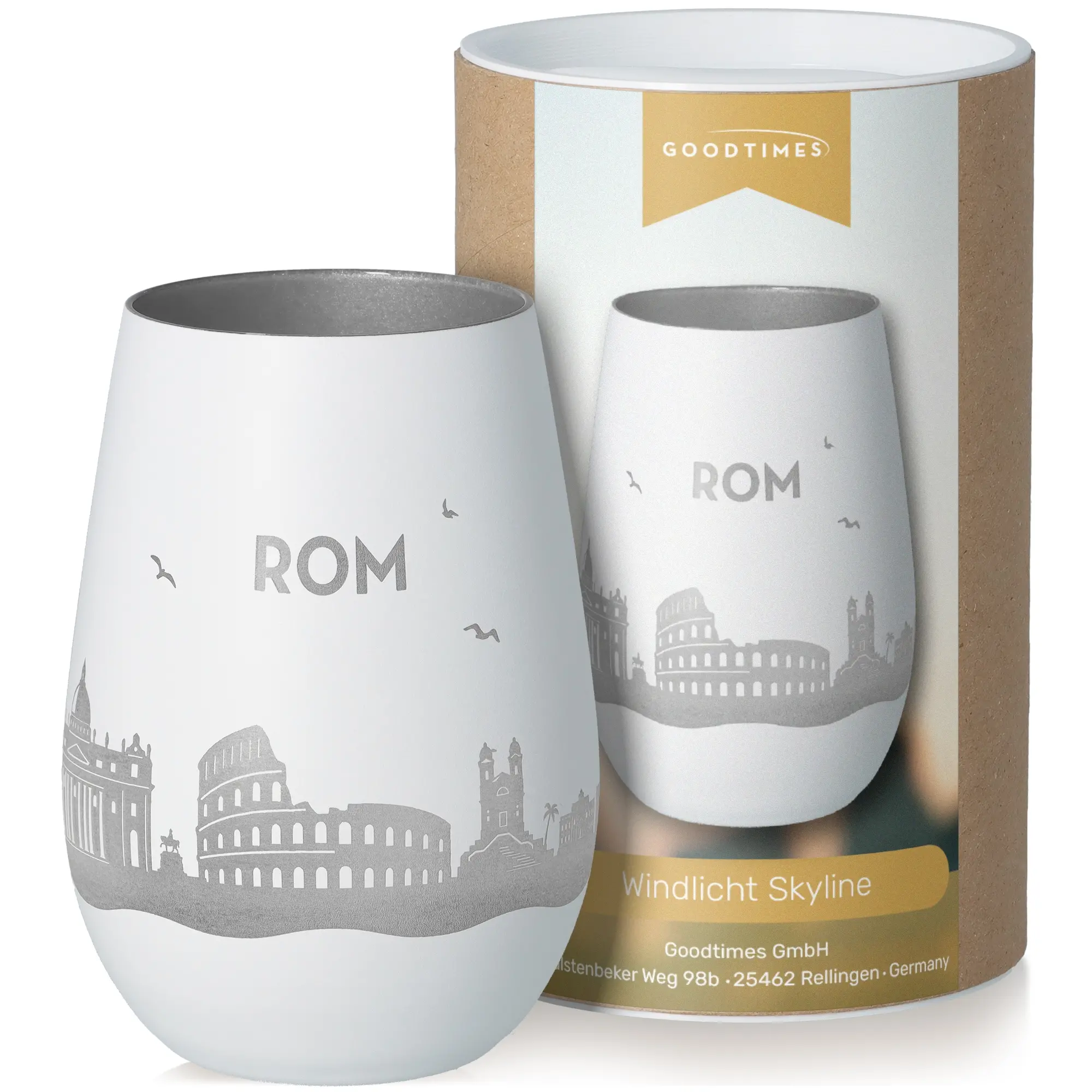 Windlicht Skyline Rom