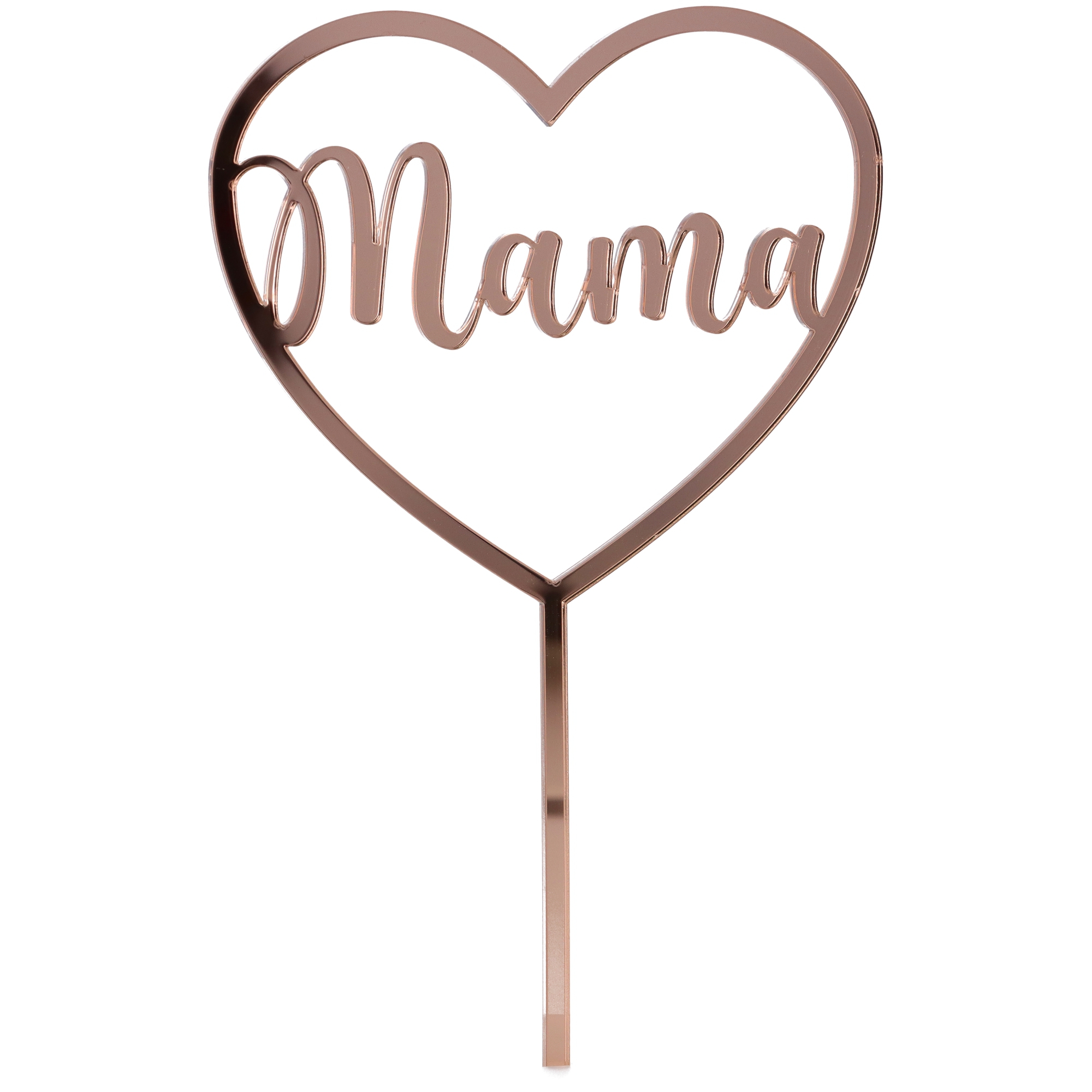 Cake Topper "Mama" klein aus Acryl Cake Topper "Mama" klein aus Acryl