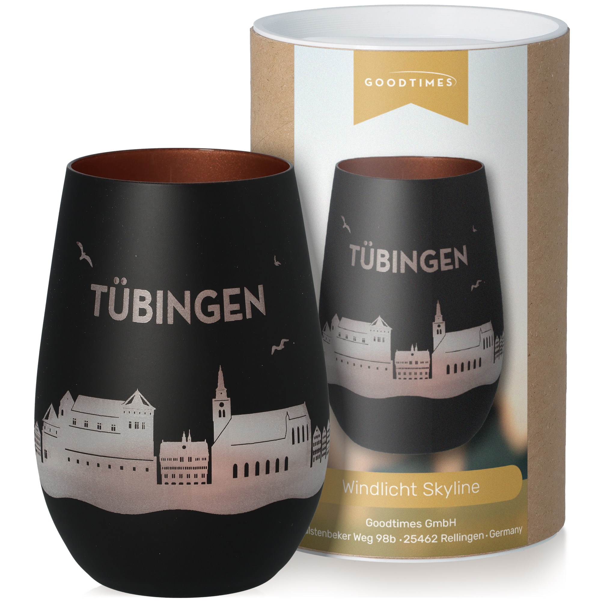 Windlicht Skyline Tübingen Krug, Töpferei, Tasse