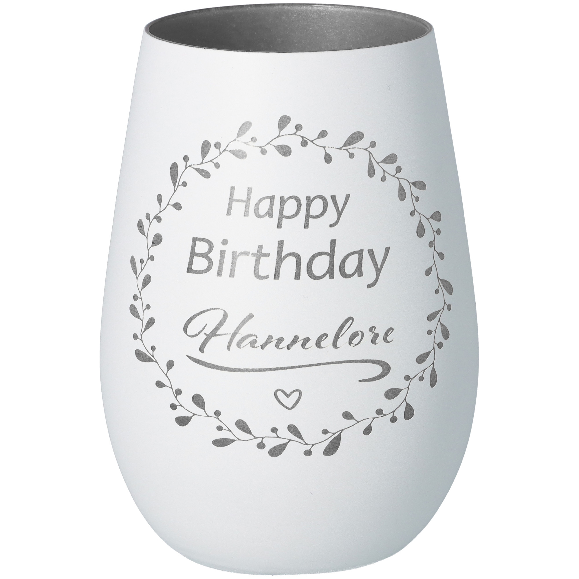 Windlicht "Happy Birthday"