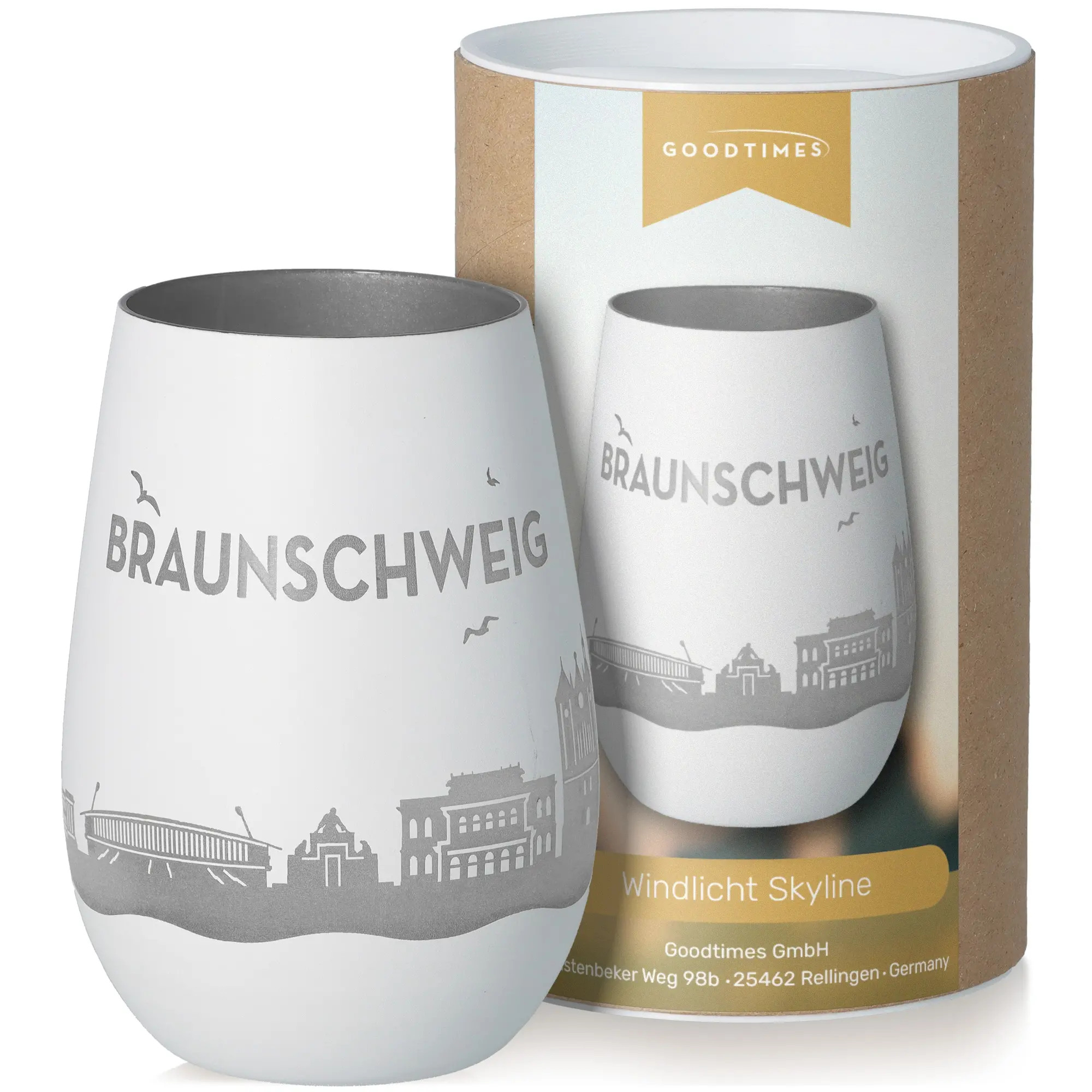glas, weinglas, braunschweig, windlicht, cityscape