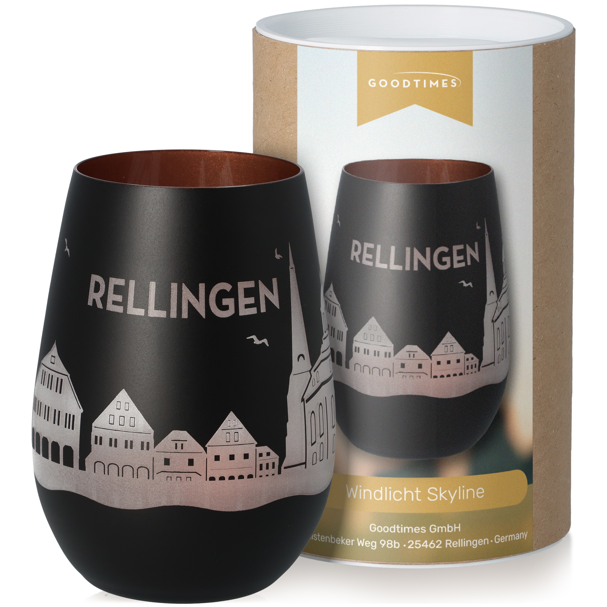 Windlicht Skyline Rellingen Krug, Töpferei, Tasse
