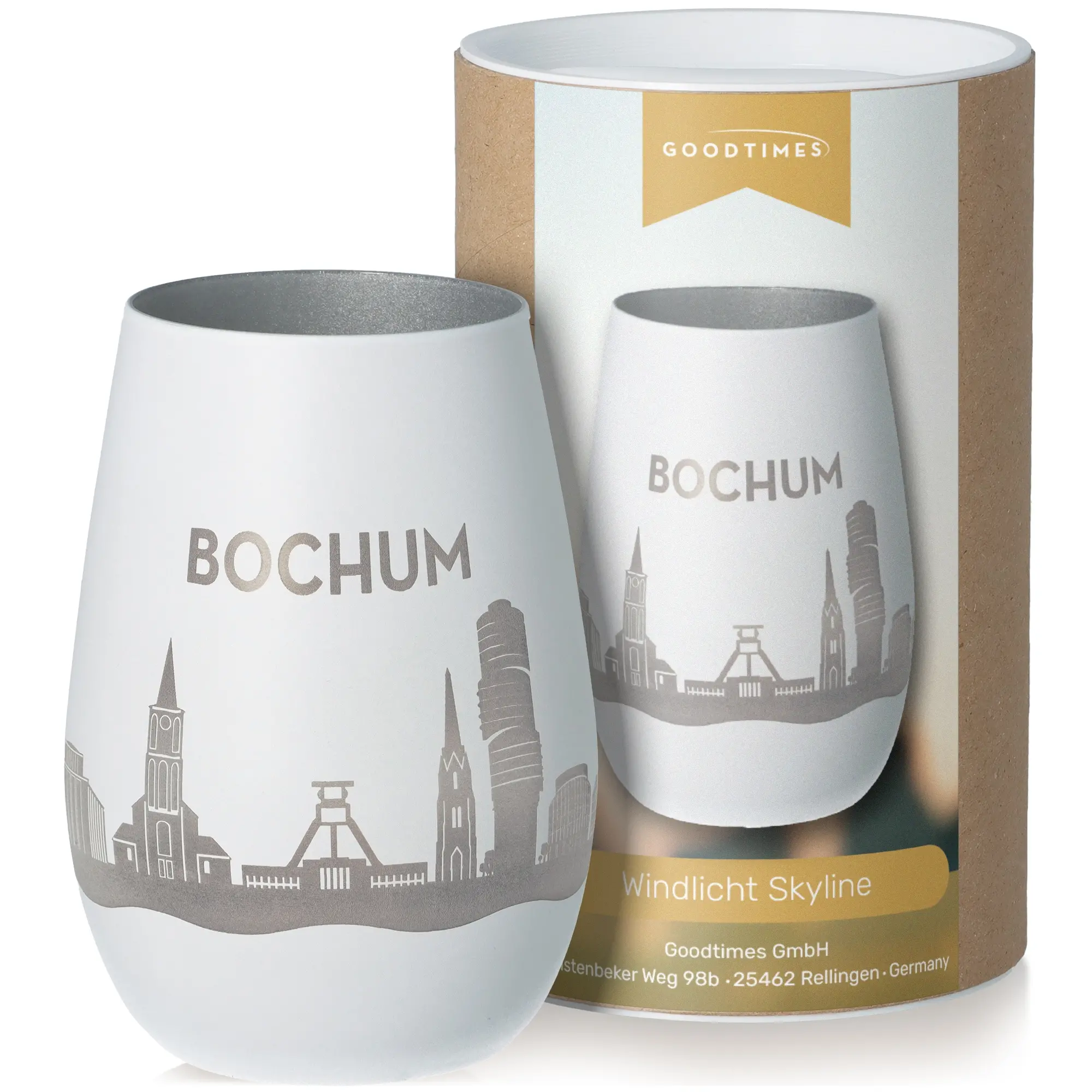 Windlicht Skyline Bochum