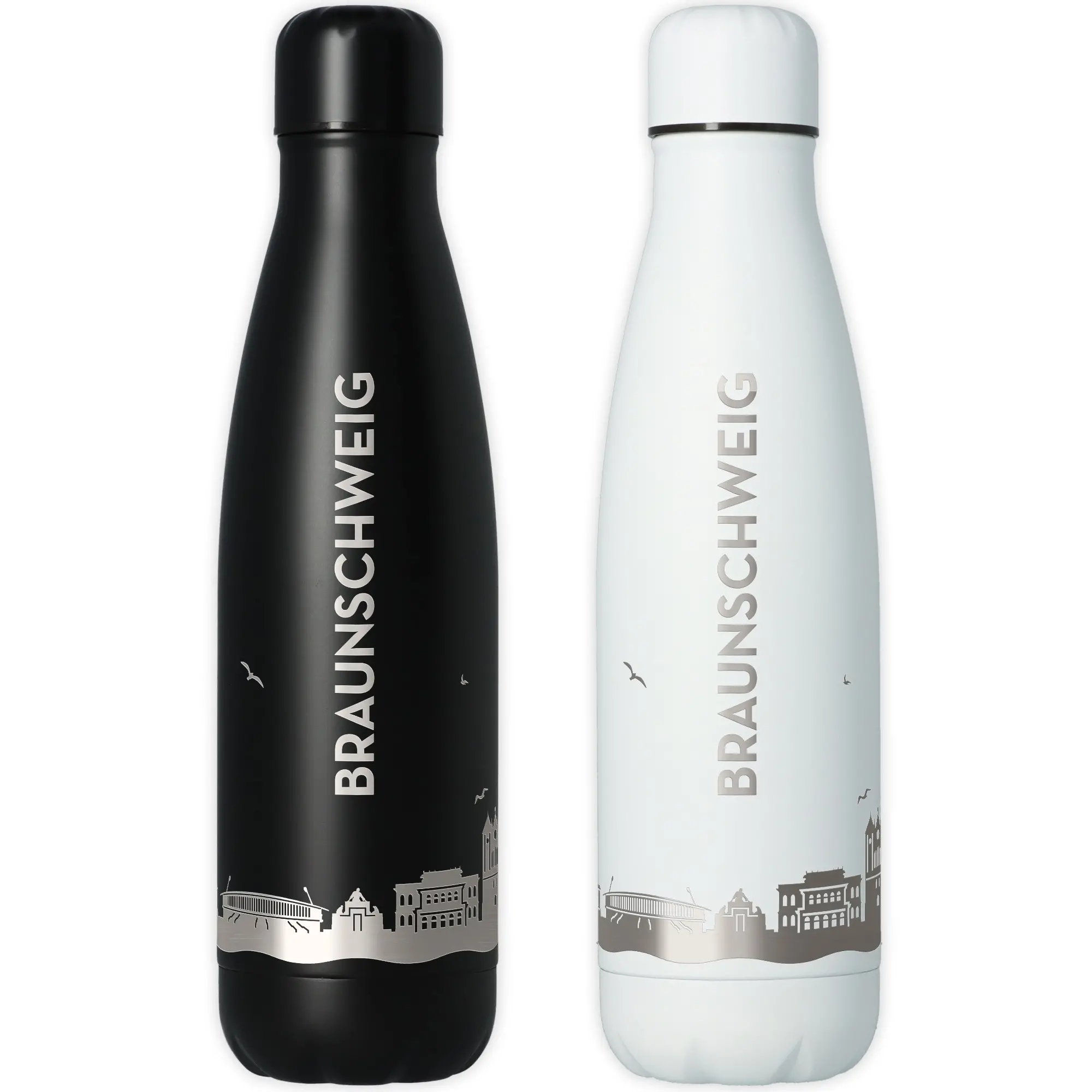 Flasche, Wasserflasche, Stahlemaille, Trinkflasche, Städtisches Motiv