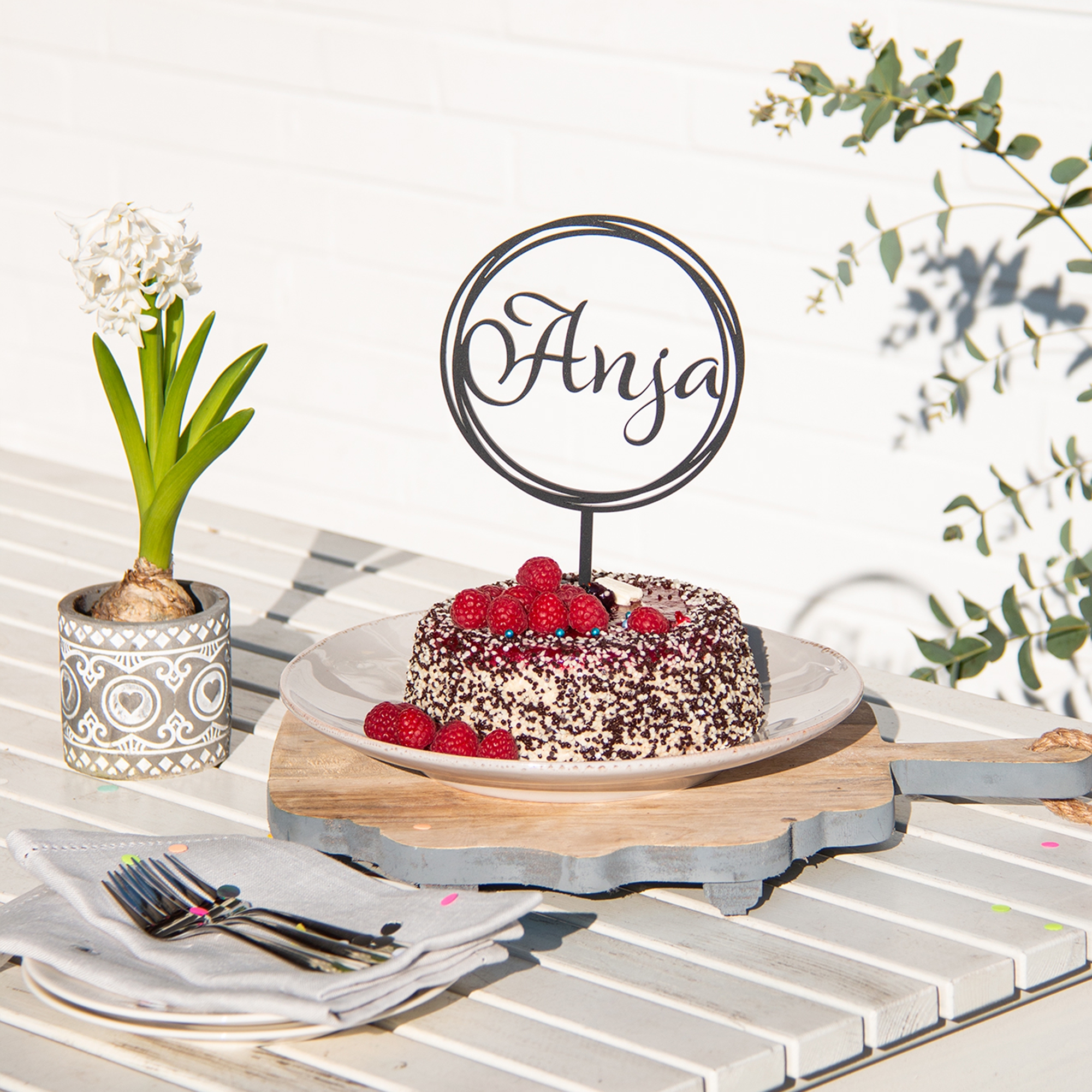 Cake Topper Hoop