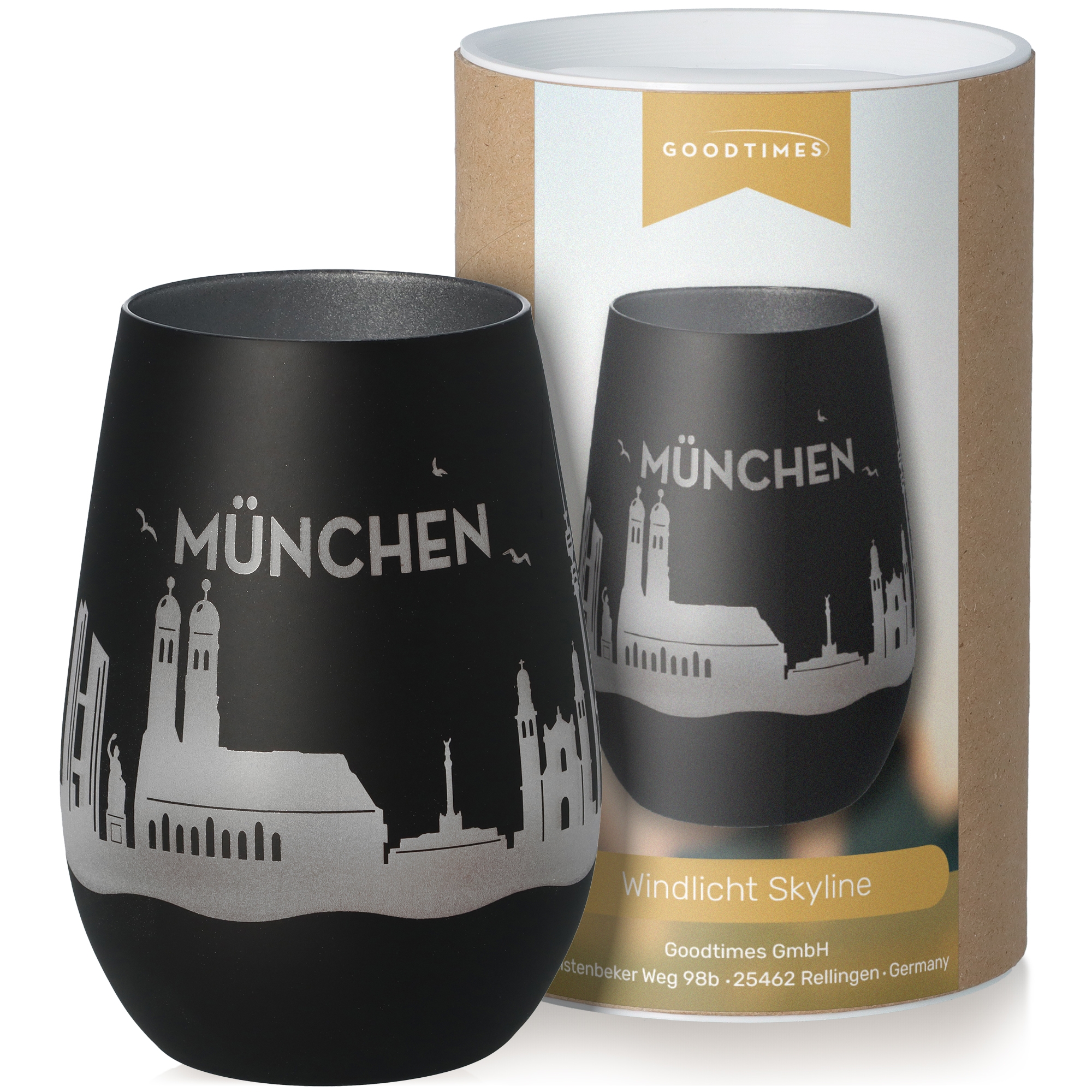 Windlicht Skyline München