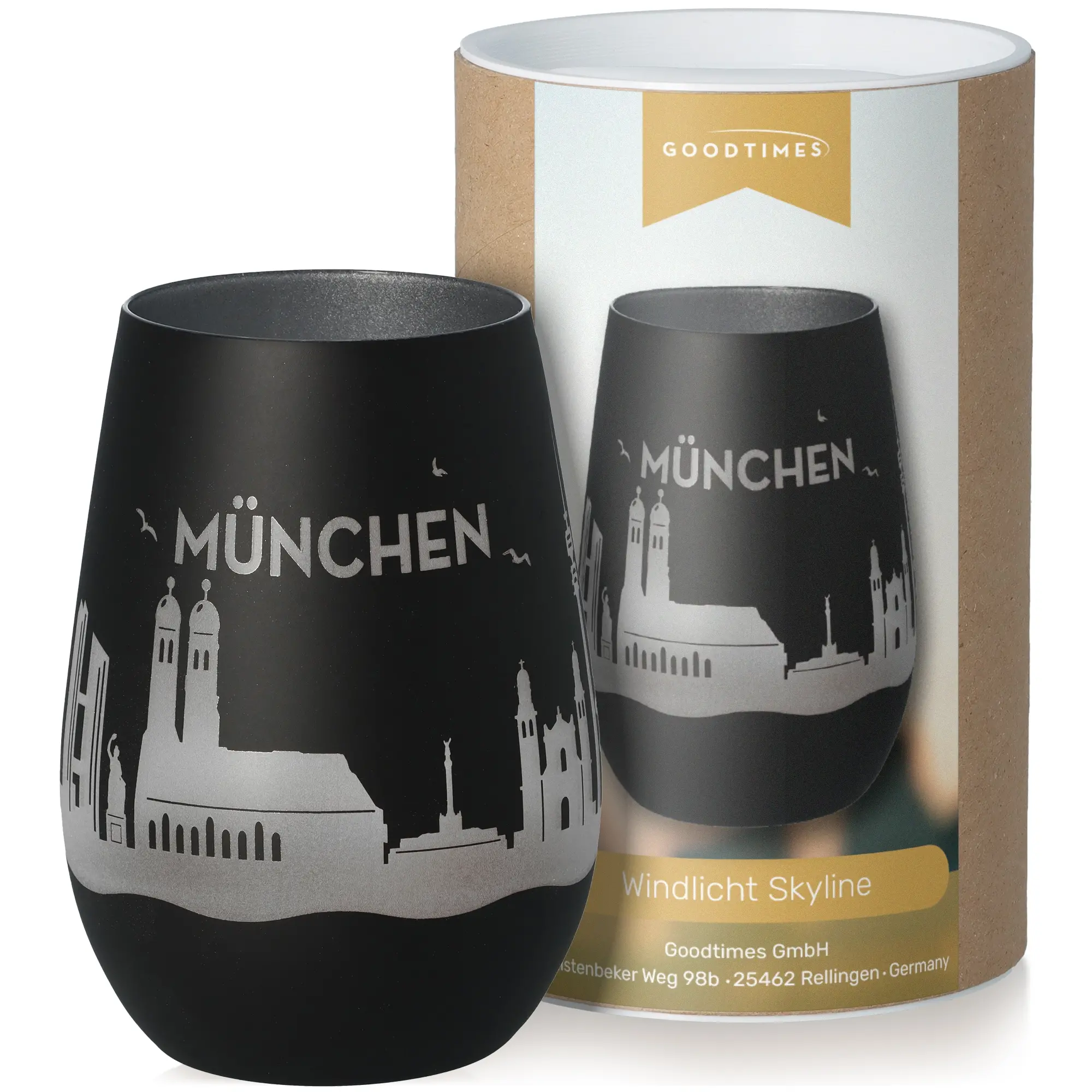 Windlicht Skyline München