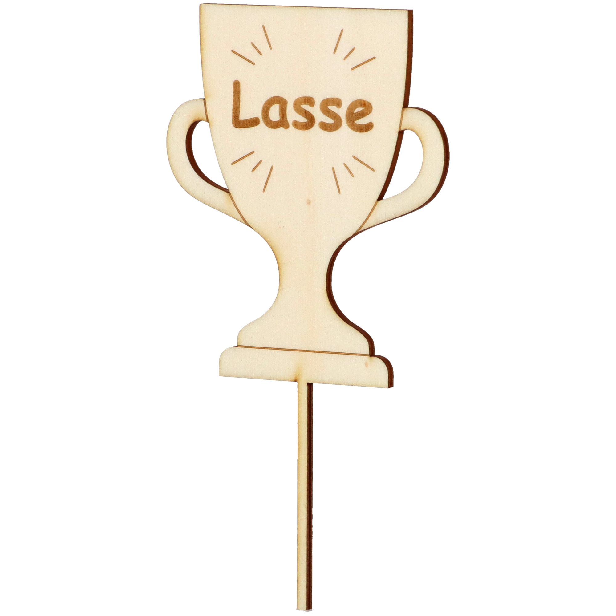 Cake Topper Pokal