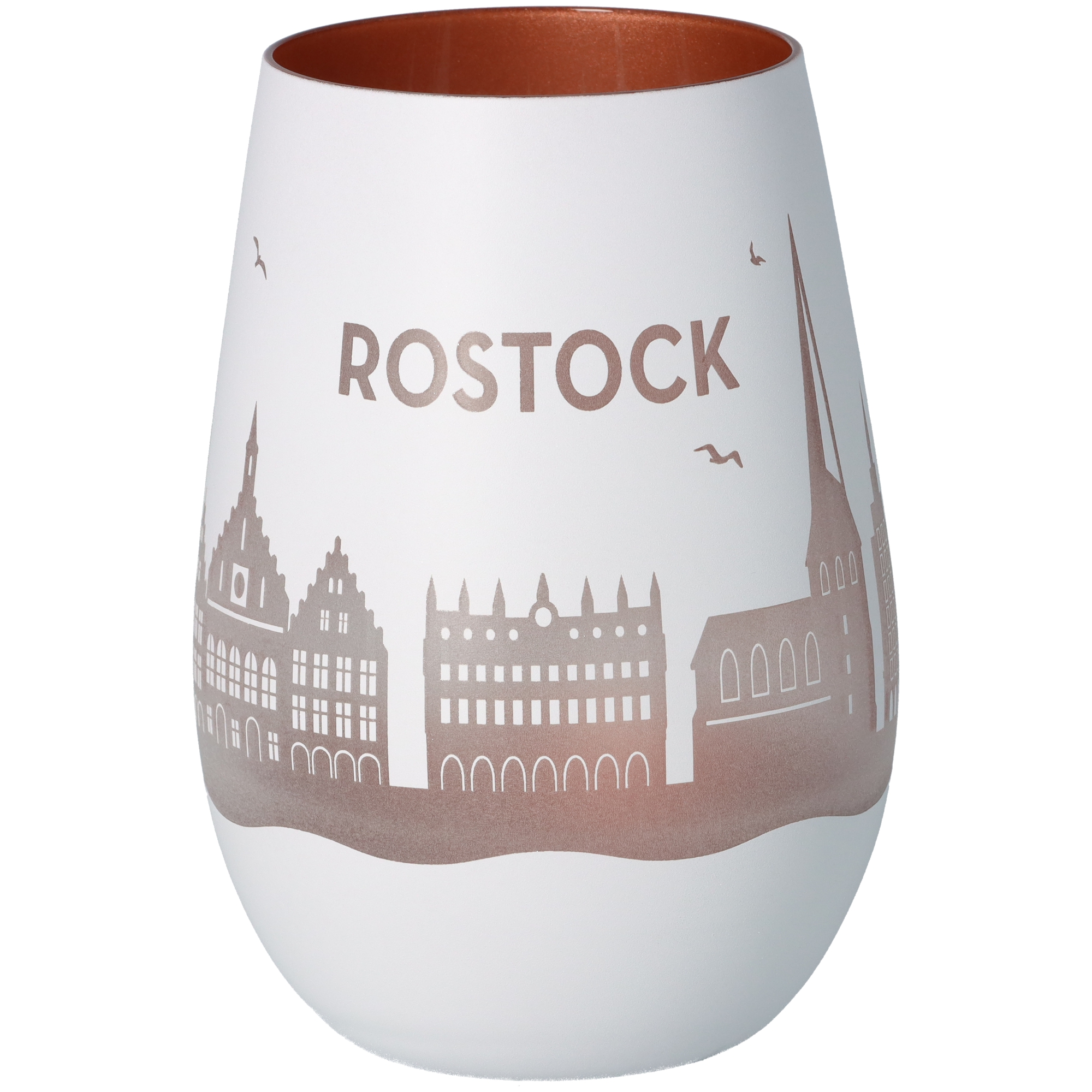 Windlicht Skyline Rostock