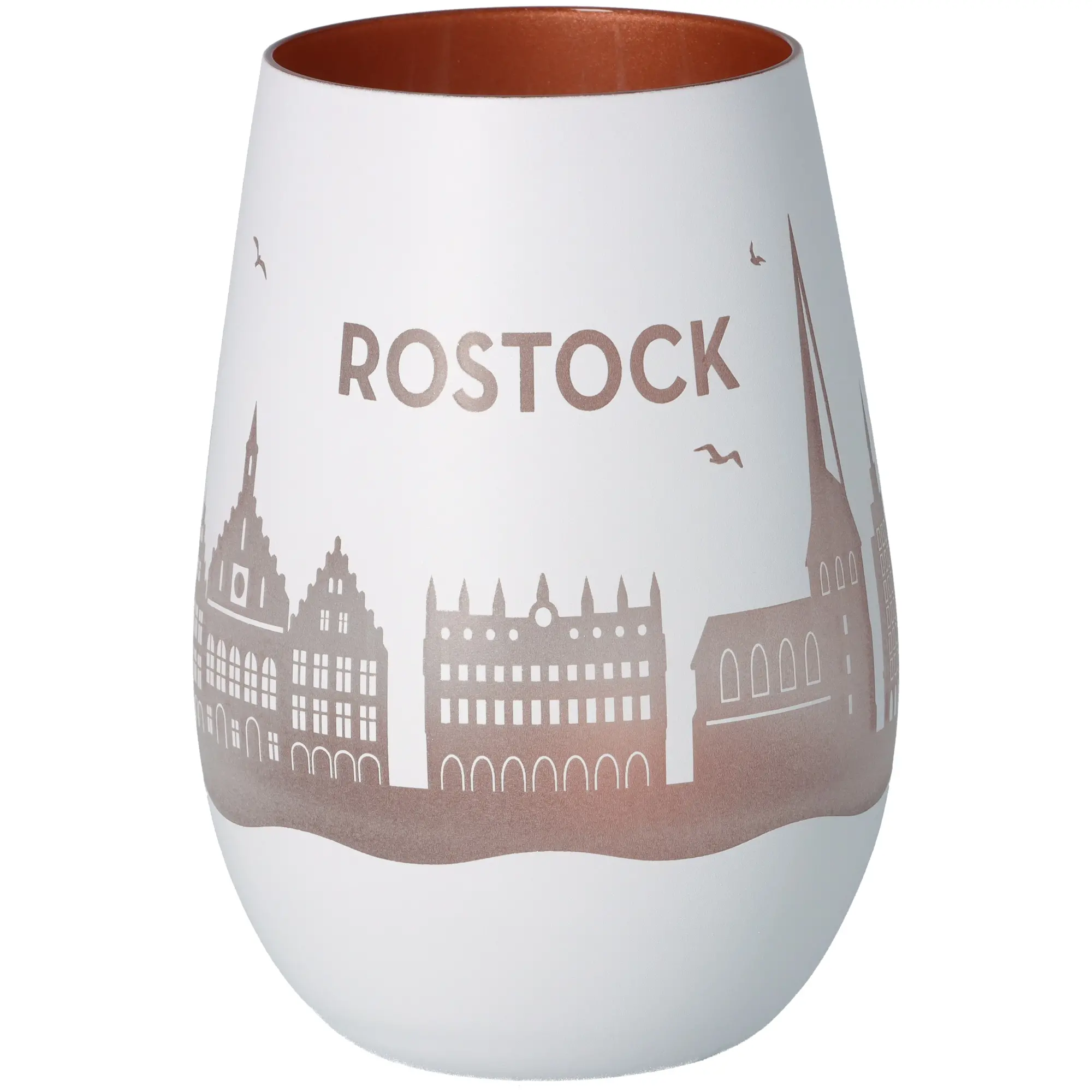 Windlicht Skyline Rostock