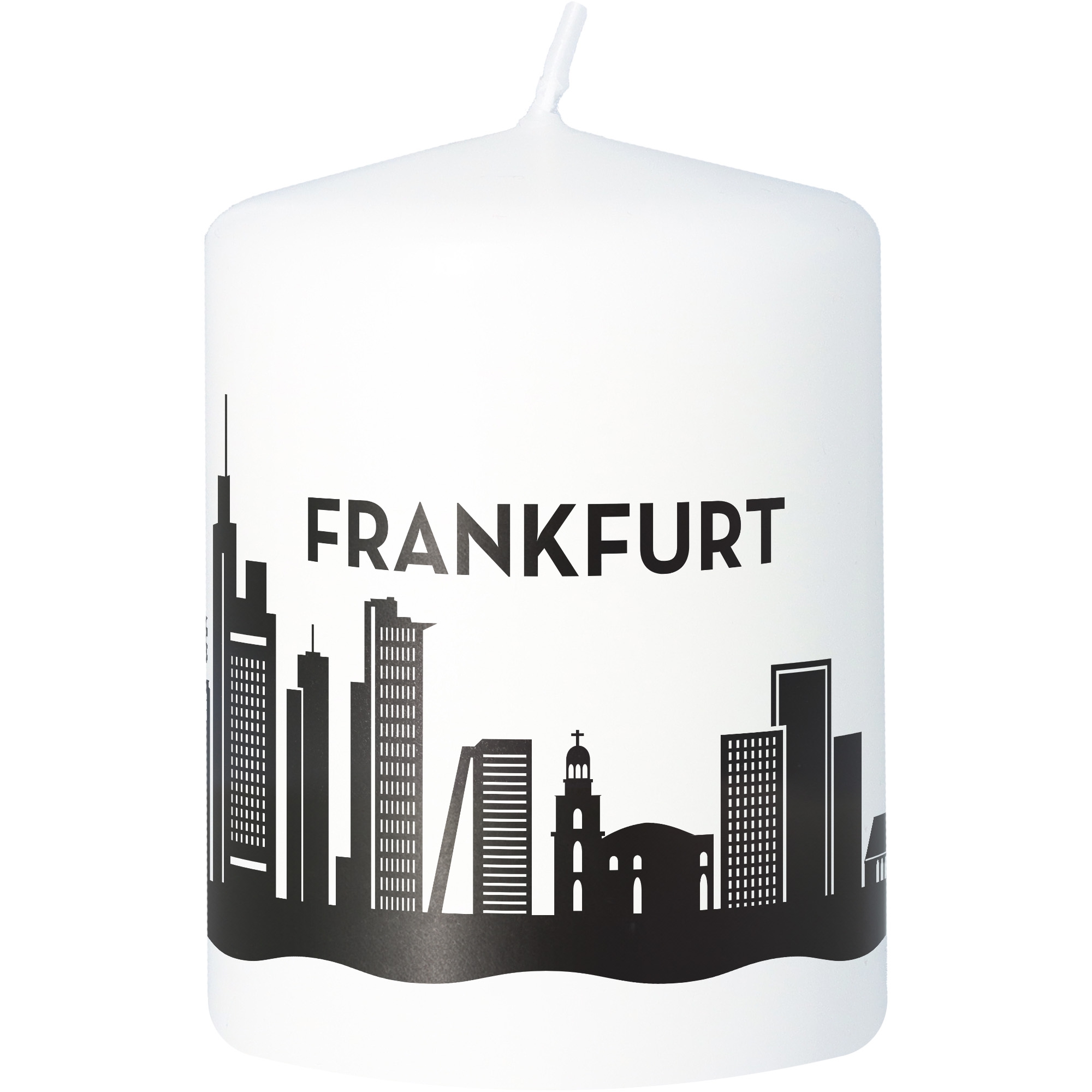 Stumpenkerze Skyline Frankfurt Stumpenkerze Skyline Frankfurt