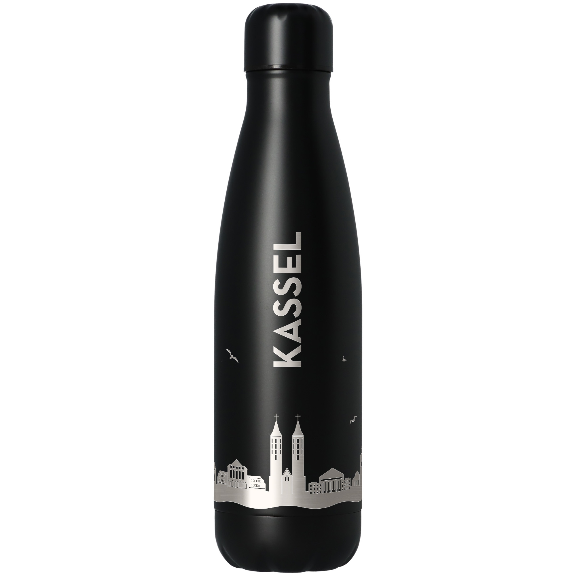 Trinkflasche Skyline Kassel Flasche, Wasserflasche, Shaker