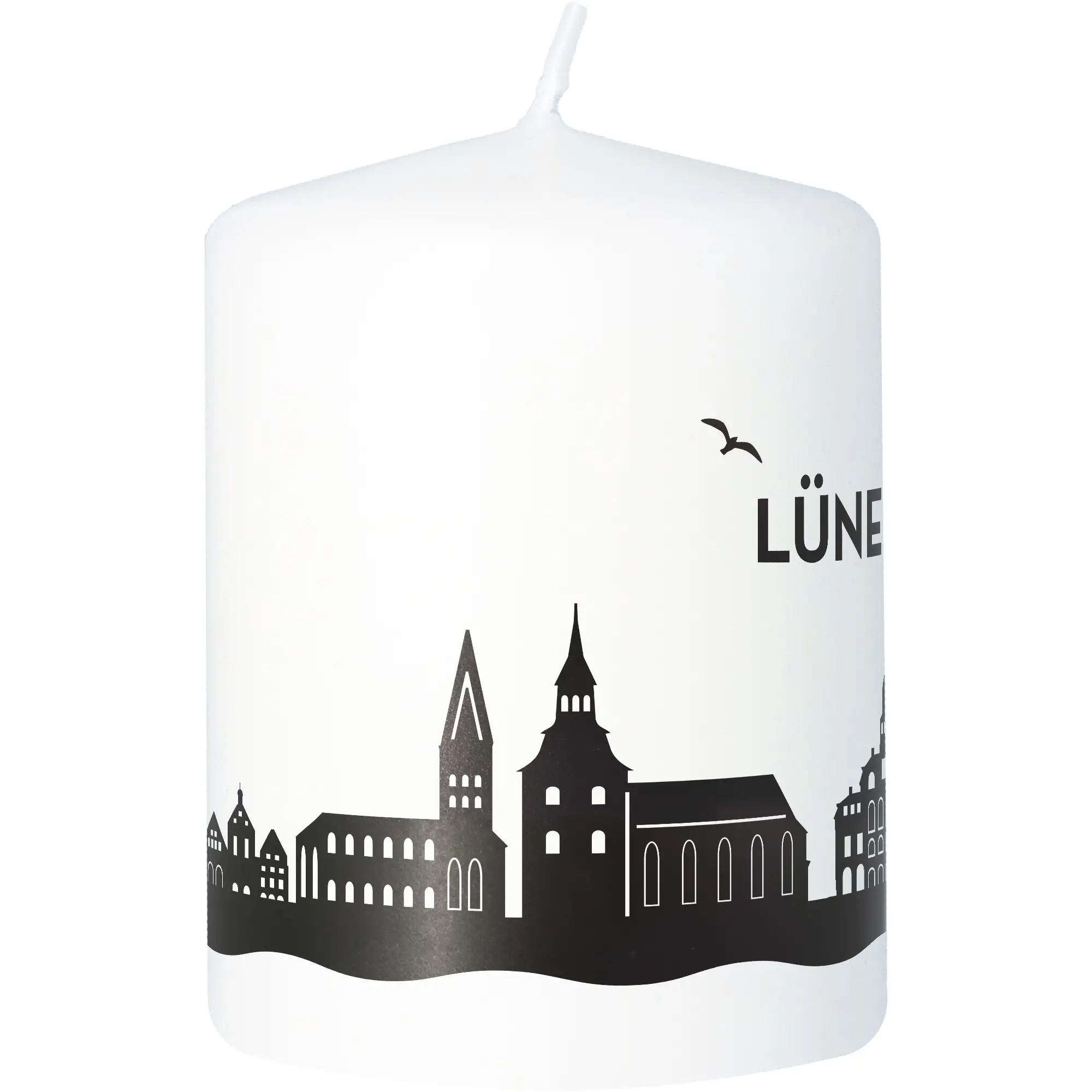 Stumpenkerze Skyline Lüneburg Stumpenkerze Skyline Lüneburg