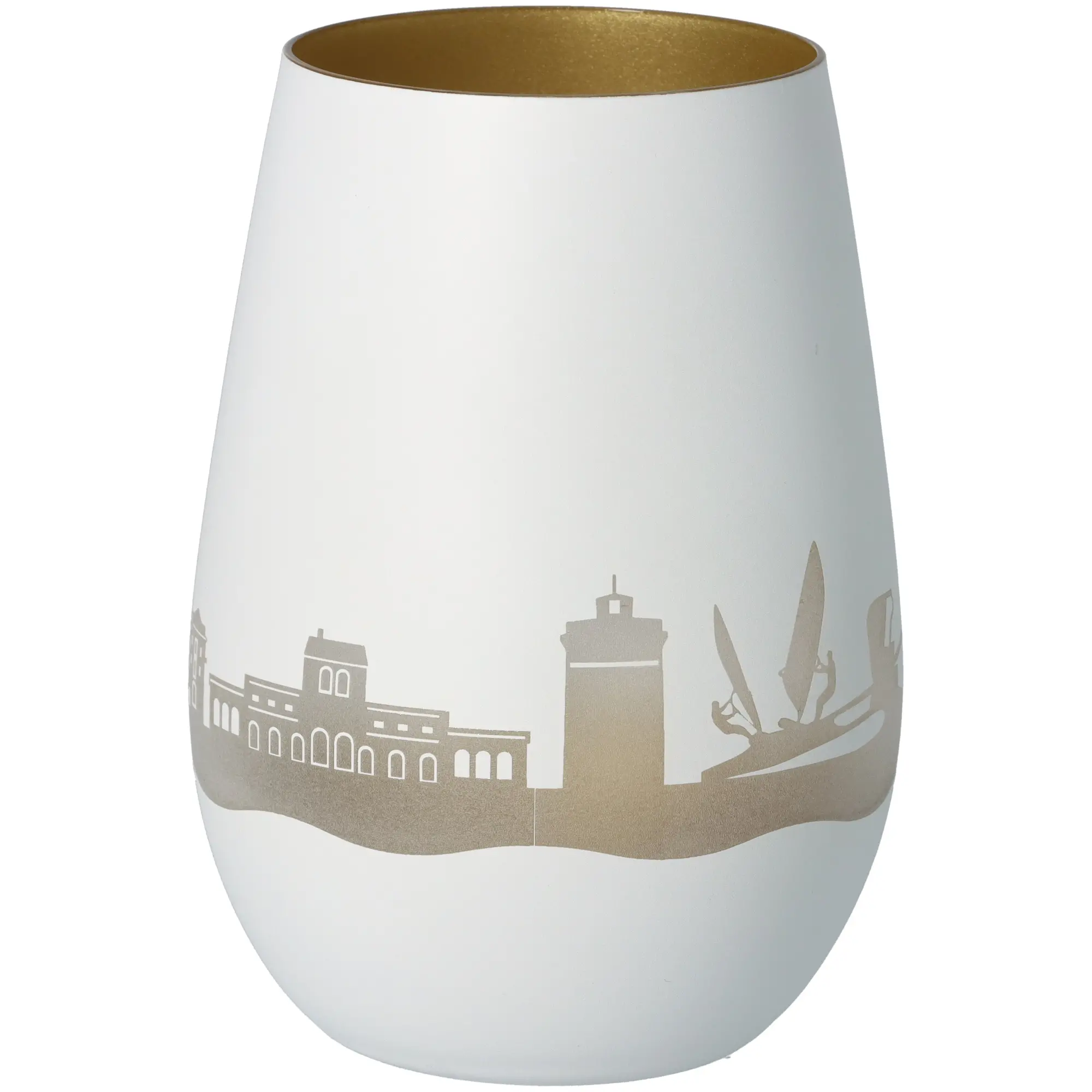 Windlicht Skyline Juist