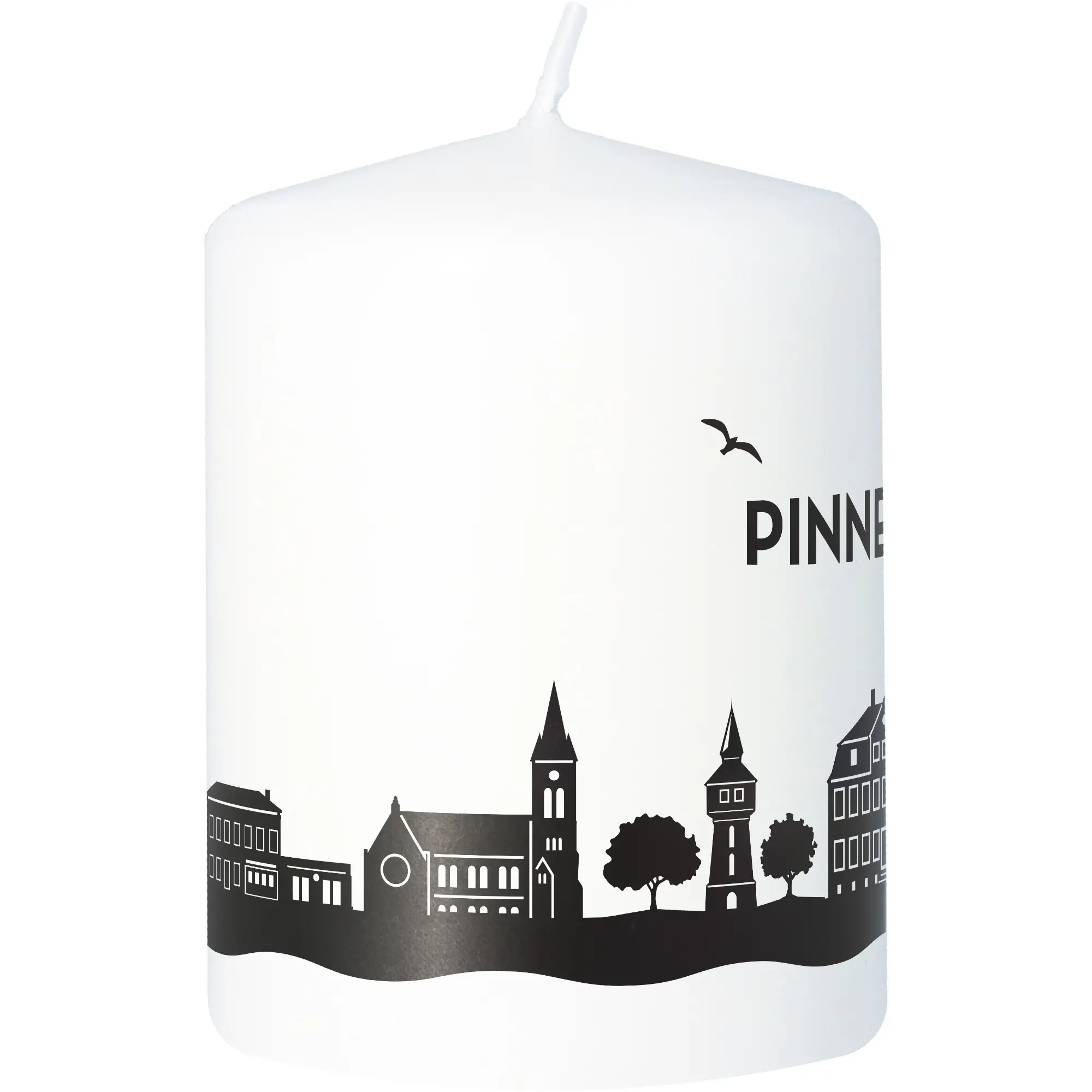 Stumpenkerze Skyline Pinneberg Kerze