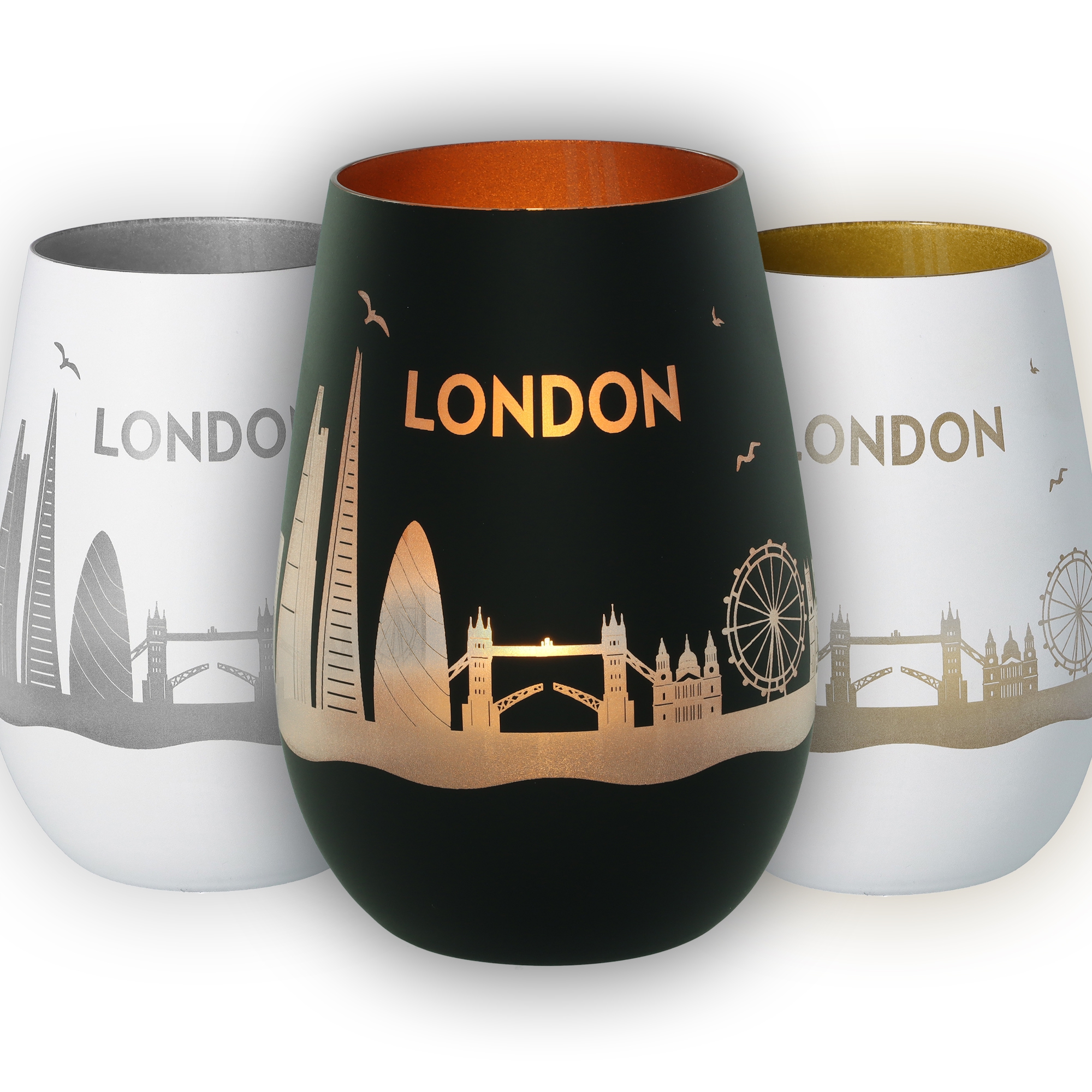 Windlicht Skyline London Pokal, Töpferei