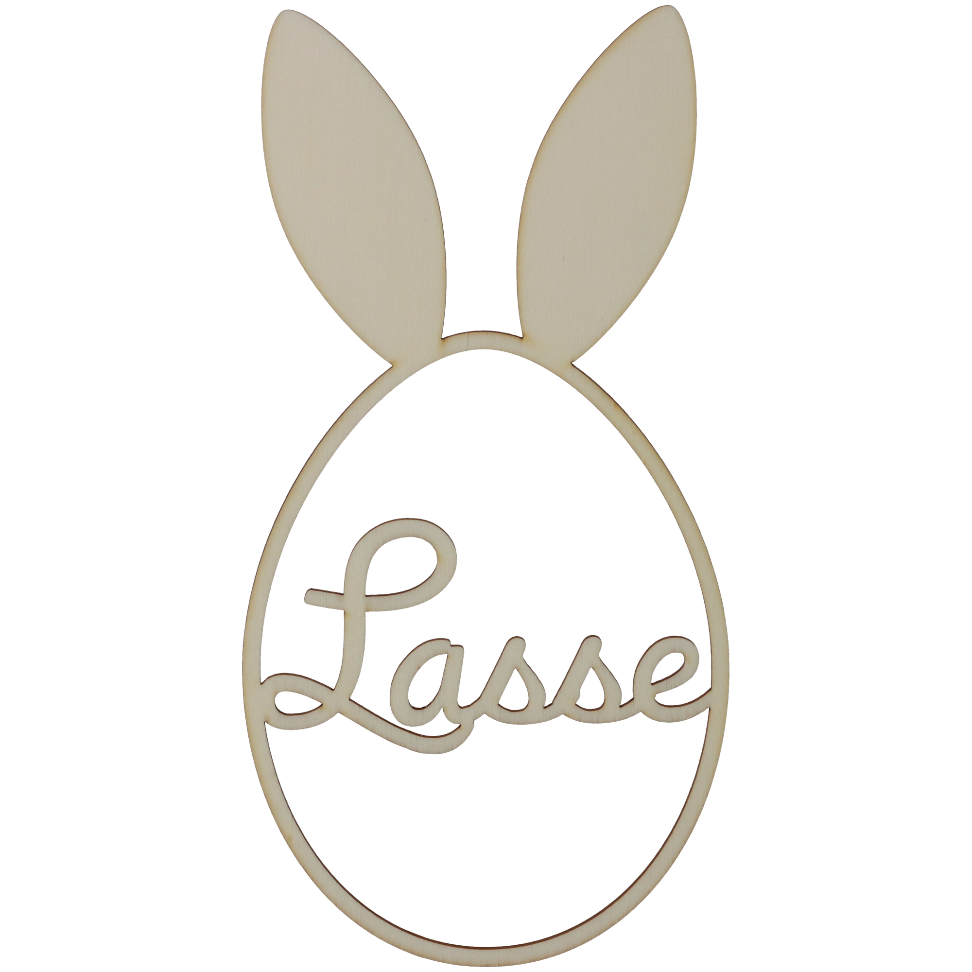 Anhänger Osterei groß Besteck, Löffel, Logo