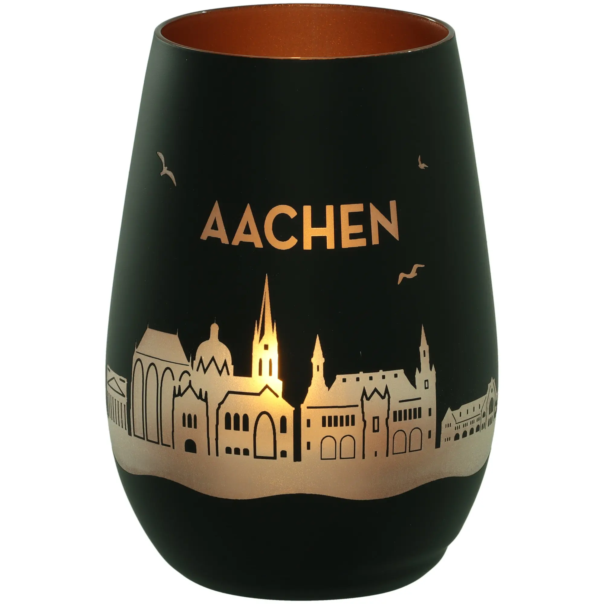 Vase, Schmuck-/Dekorartikel, Aachen, Silhouette, Gold