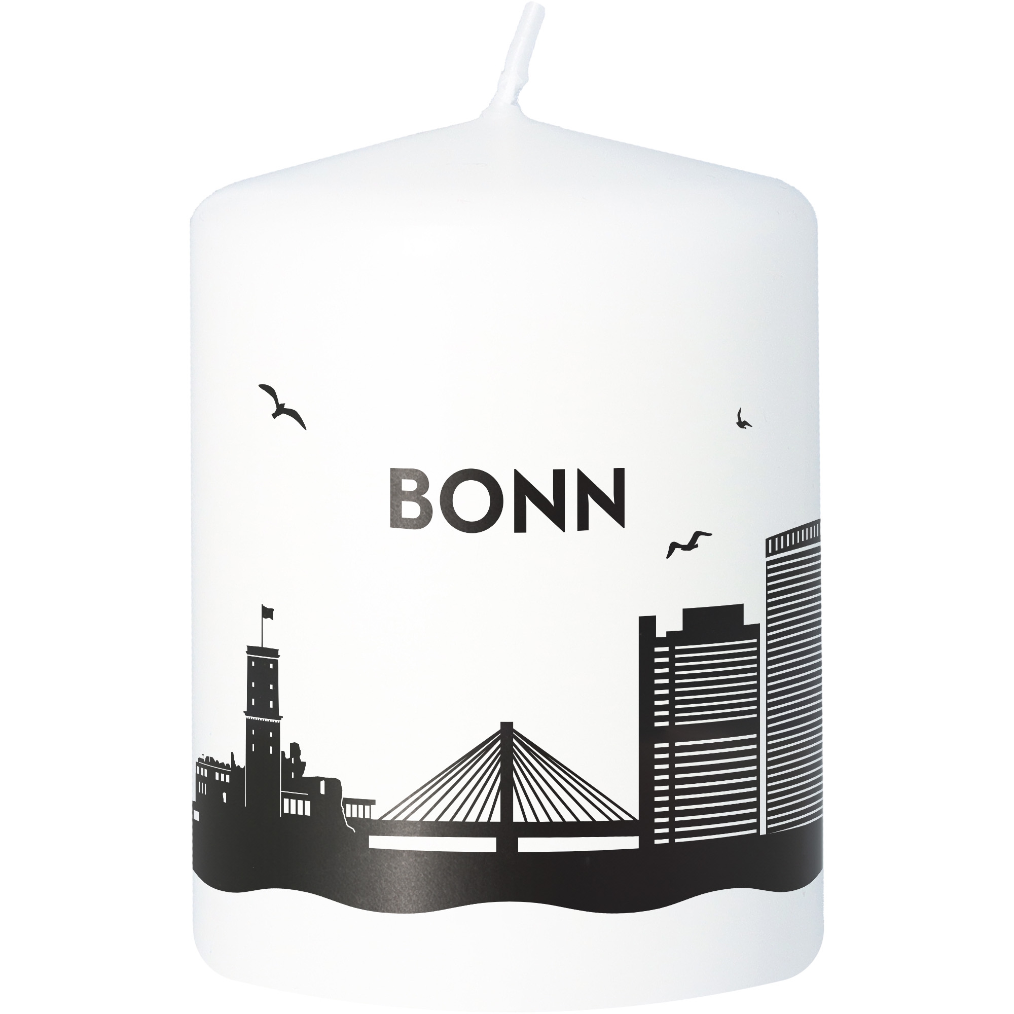 Stumpenkerze Skyline Bonn Stumpenkerze Skyline Bonn