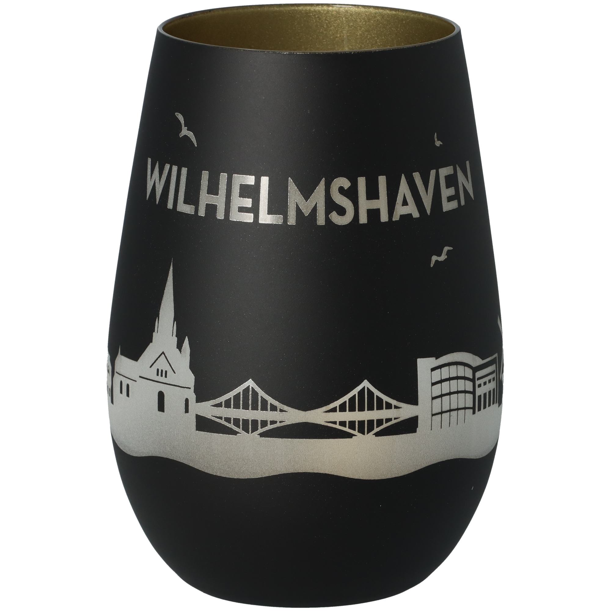 Windlicht Skyline Wilhelmshaven