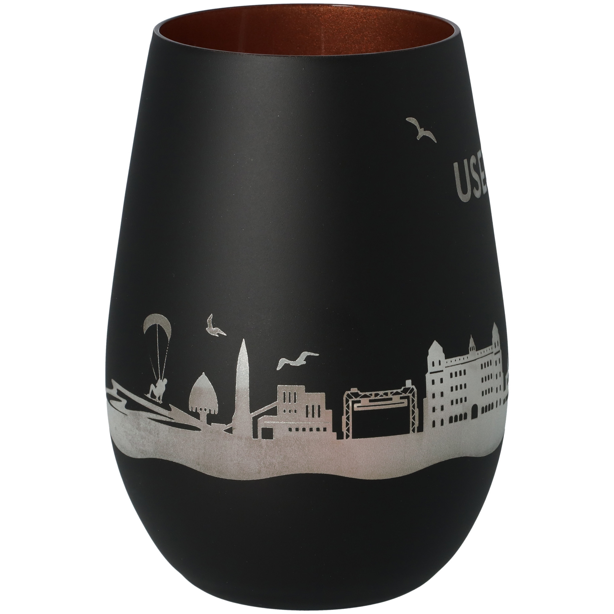 Goodtimes Windlicht Skyline Usedom Schwarz/Bronze