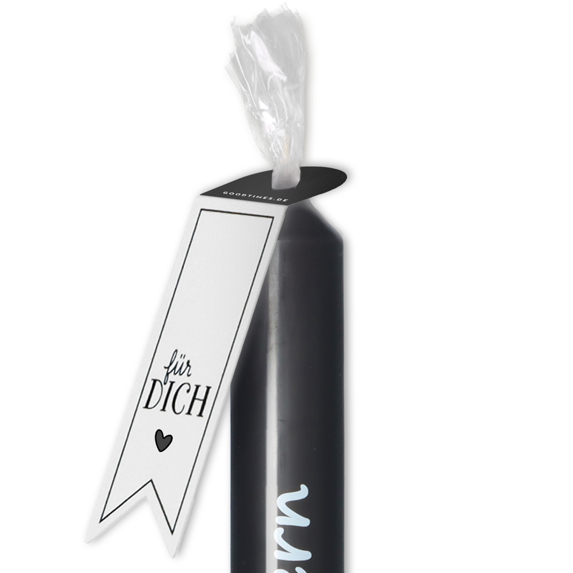 Stabkerze Schwarz "Frohe Ostern" Stabkerze Schwarz "Frohe Ostern"