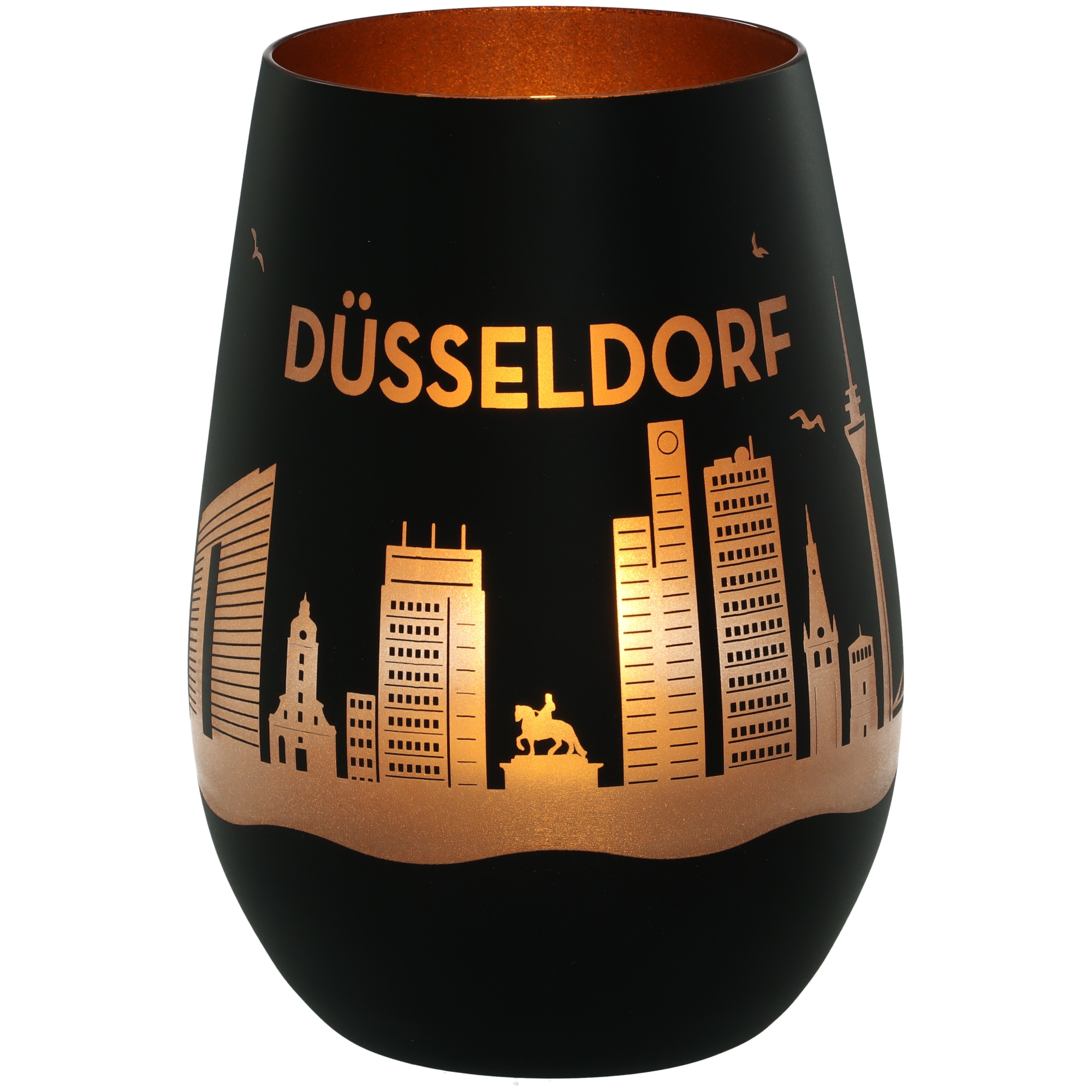 Windlicht Skyline Düsseldorf