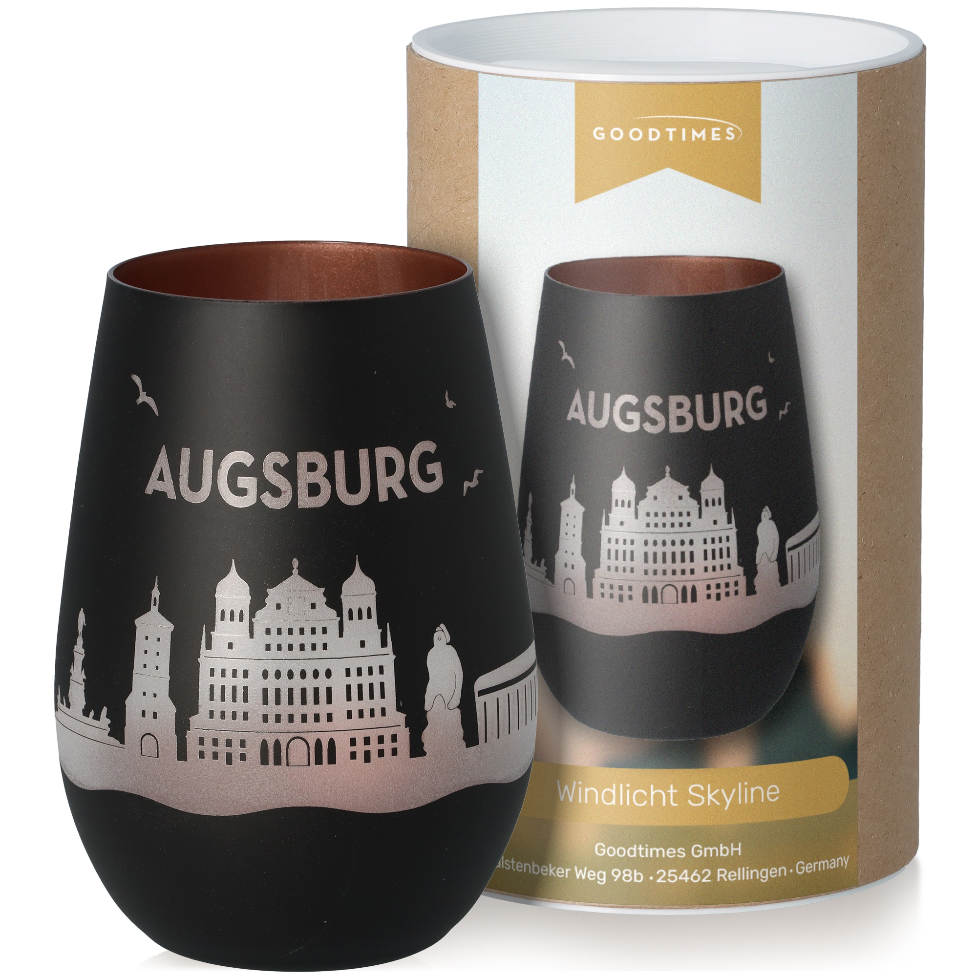 Windlicht Skyline Augsburg