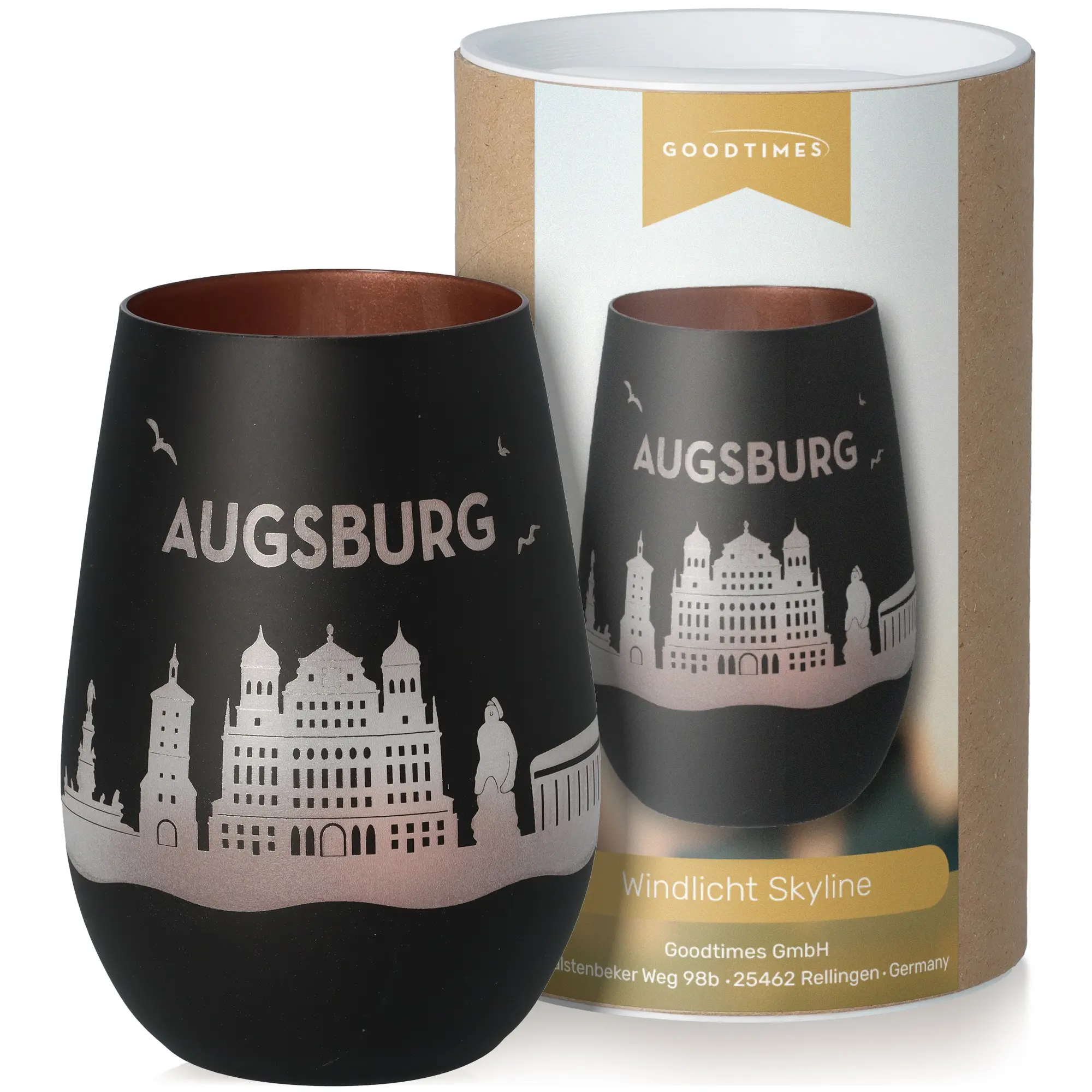 Windlicht Skyline Augsburg